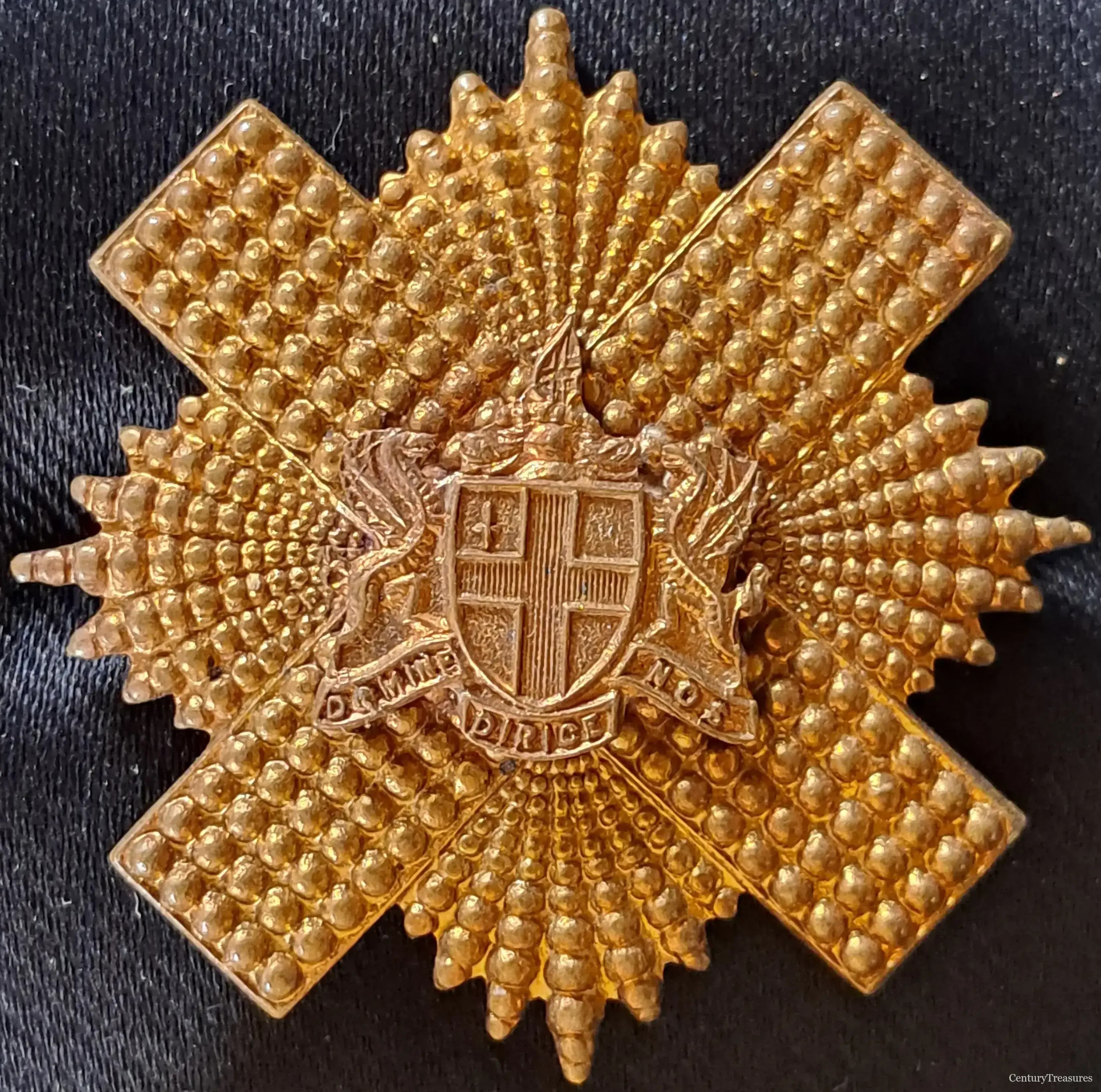 City of London Scottish National Guard VTC Badge