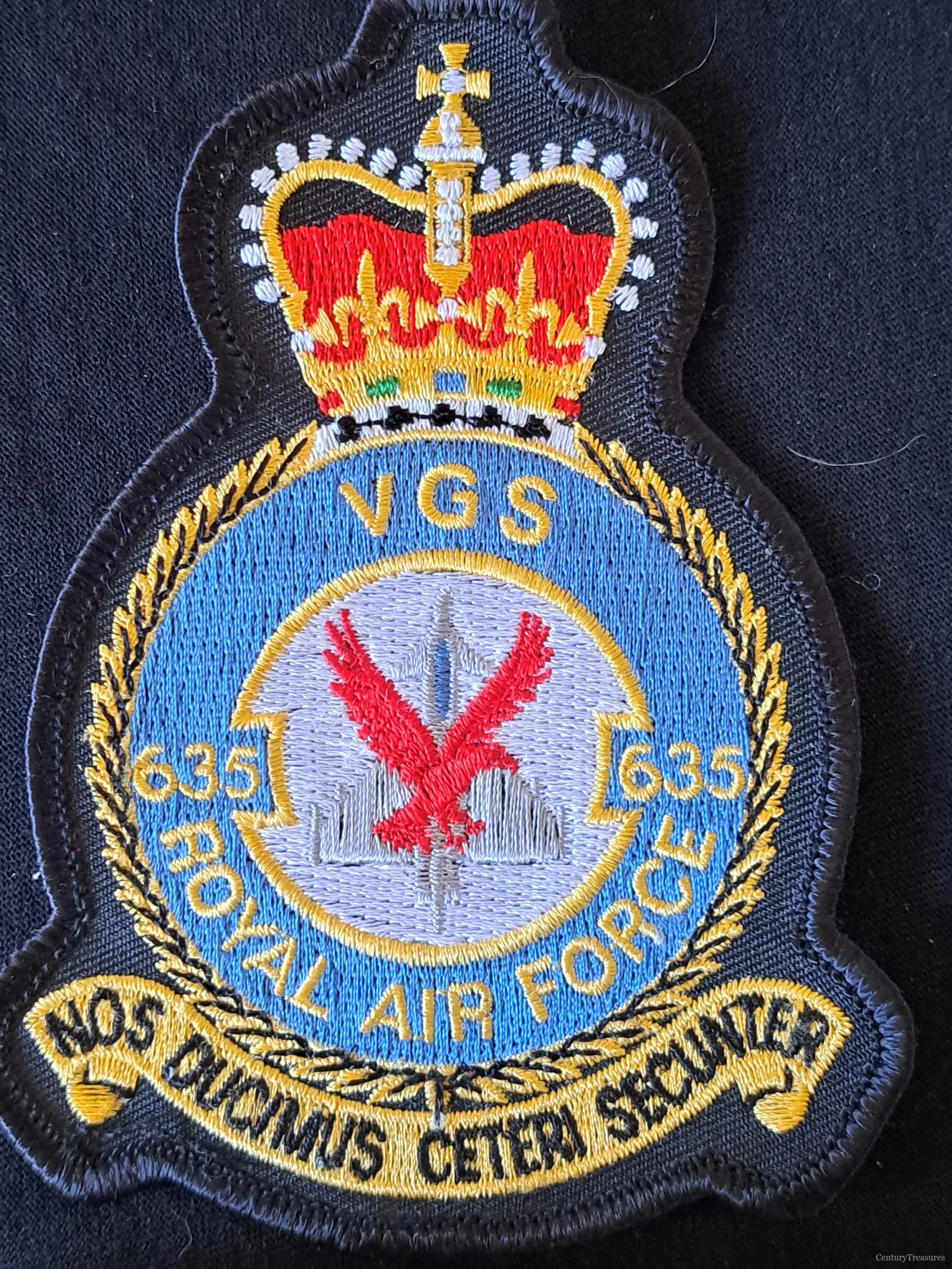 Royal Air Force Cloth Badge – 635 Volunteer Gliding Squadron