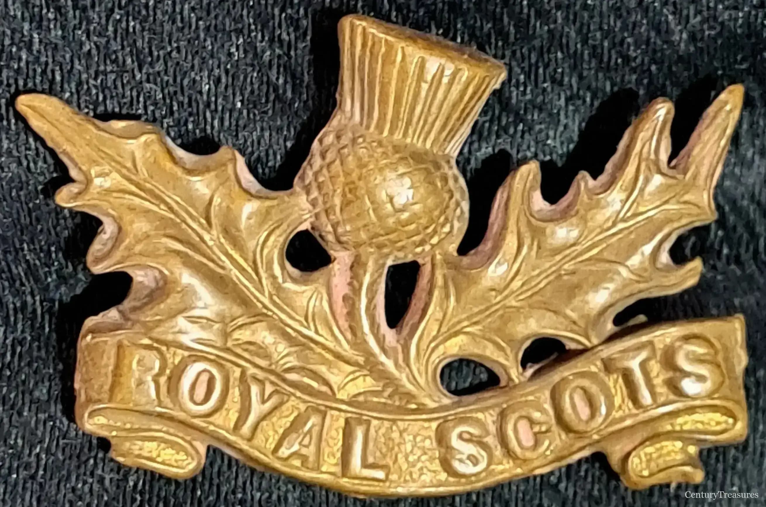 Royal Scots Other Ranks Collar Badge