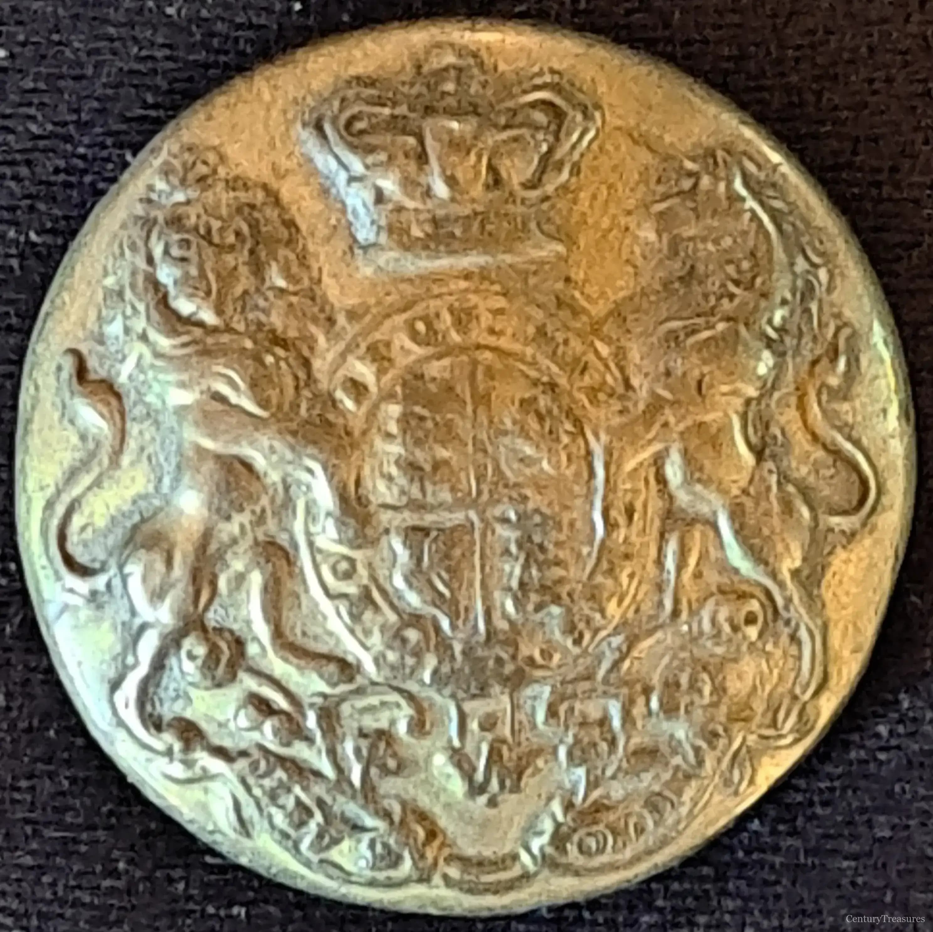 Victorian General Service Corps Button
