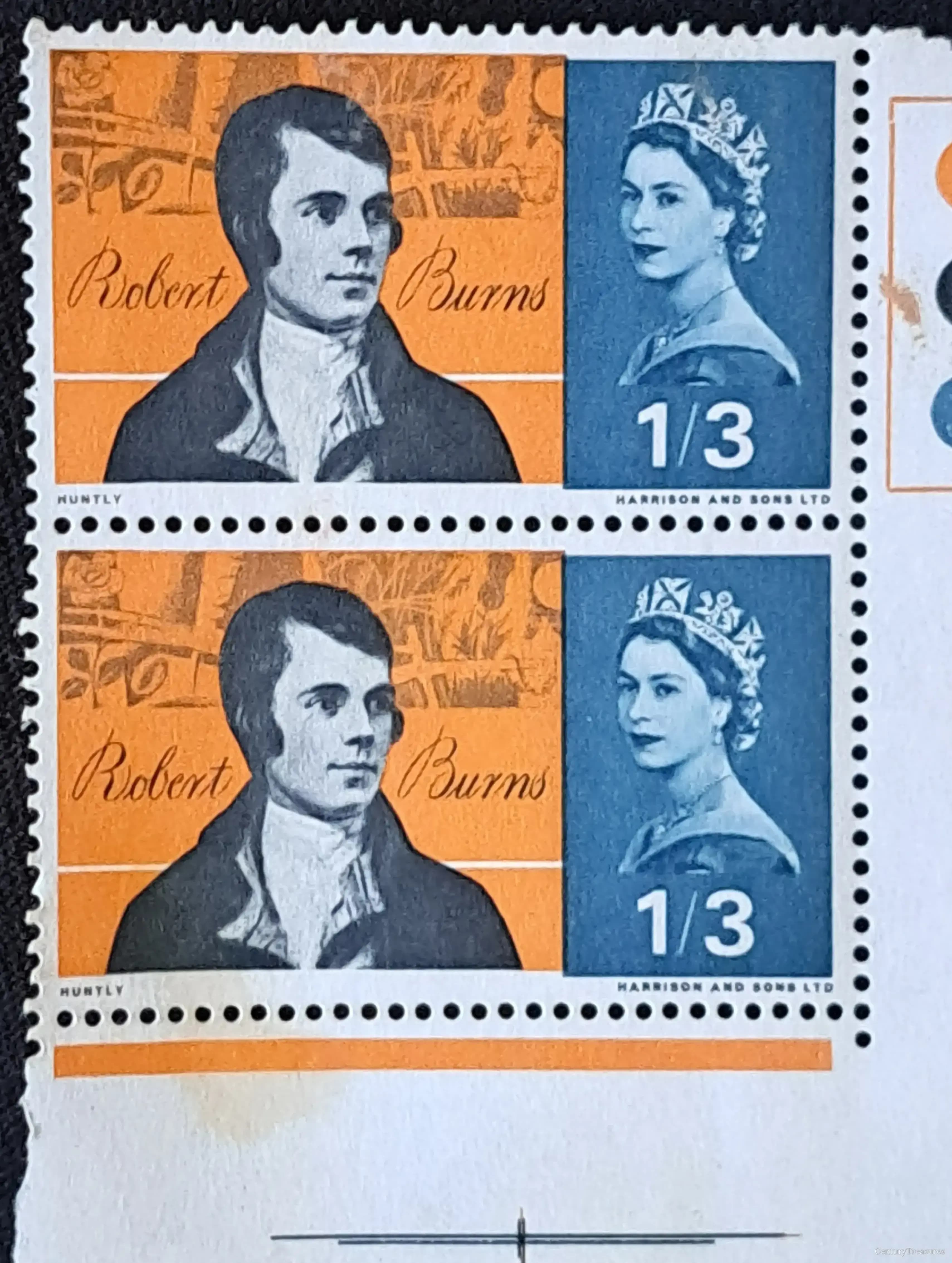 British Robert Burns Commemorative Pair