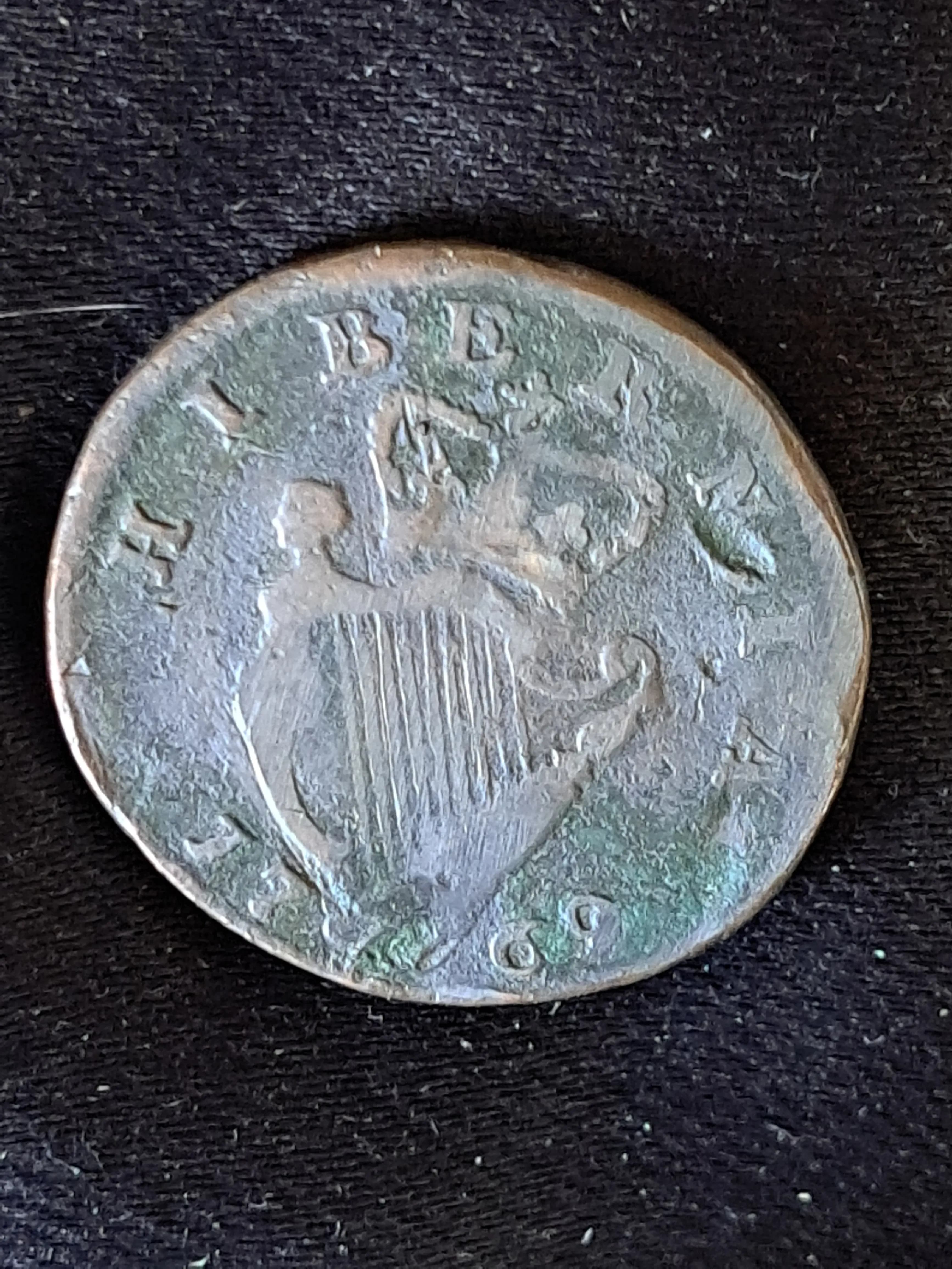 1769 Irish Half Penny