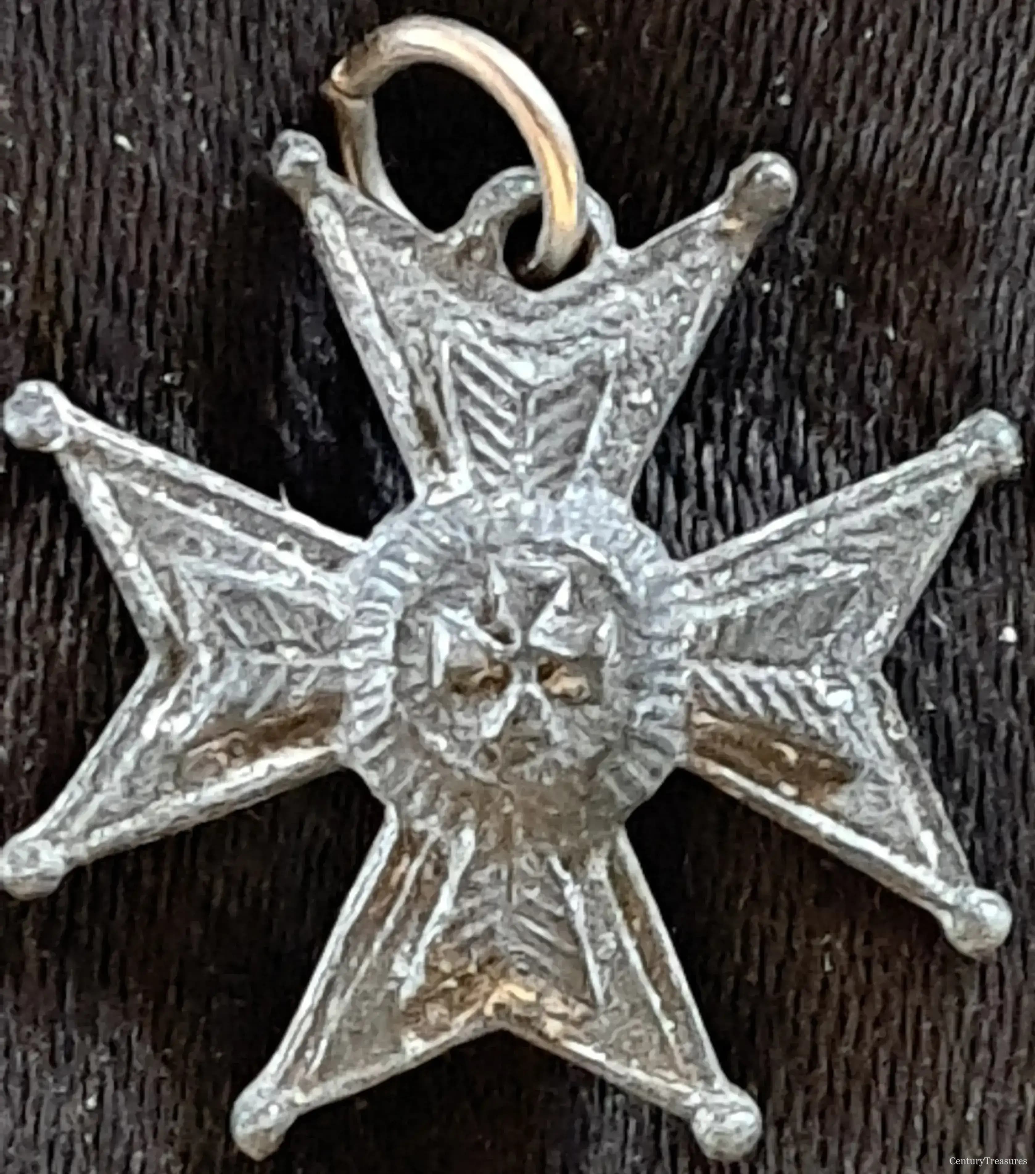 Miniaturized War Merit Cross Pendant