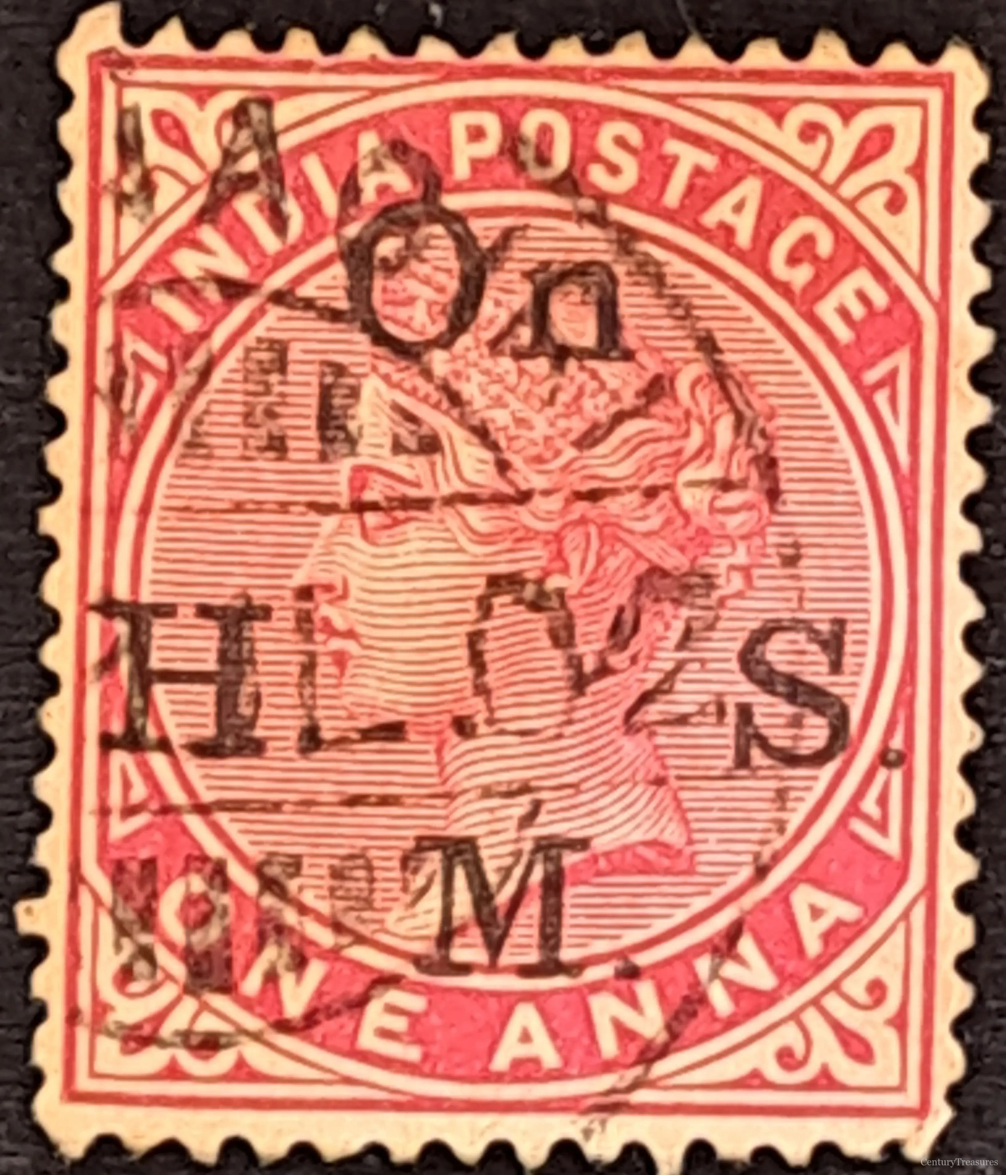 Queen Victoria Official Overprint