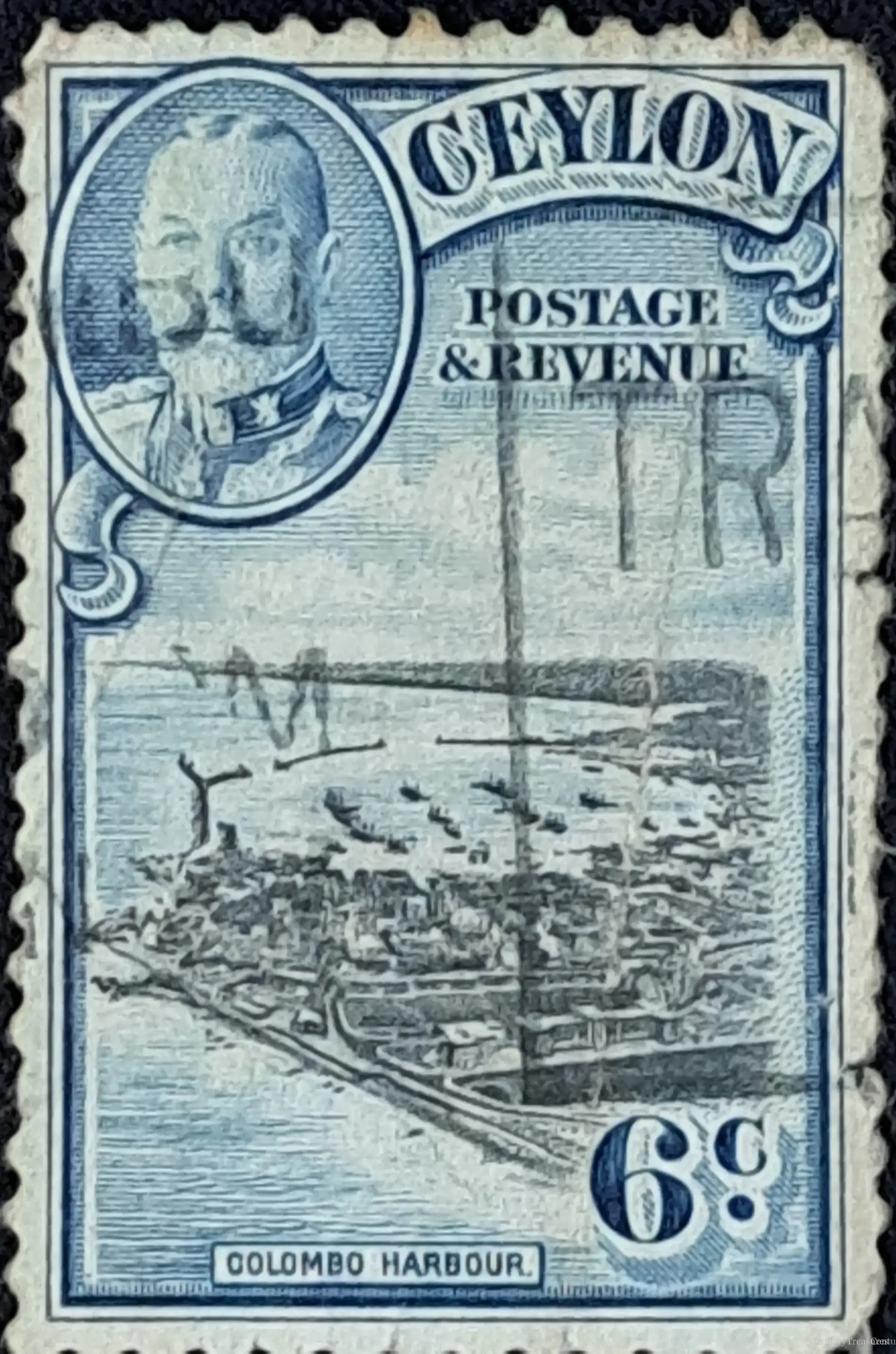 Ceylon King George V Colombo Harbour