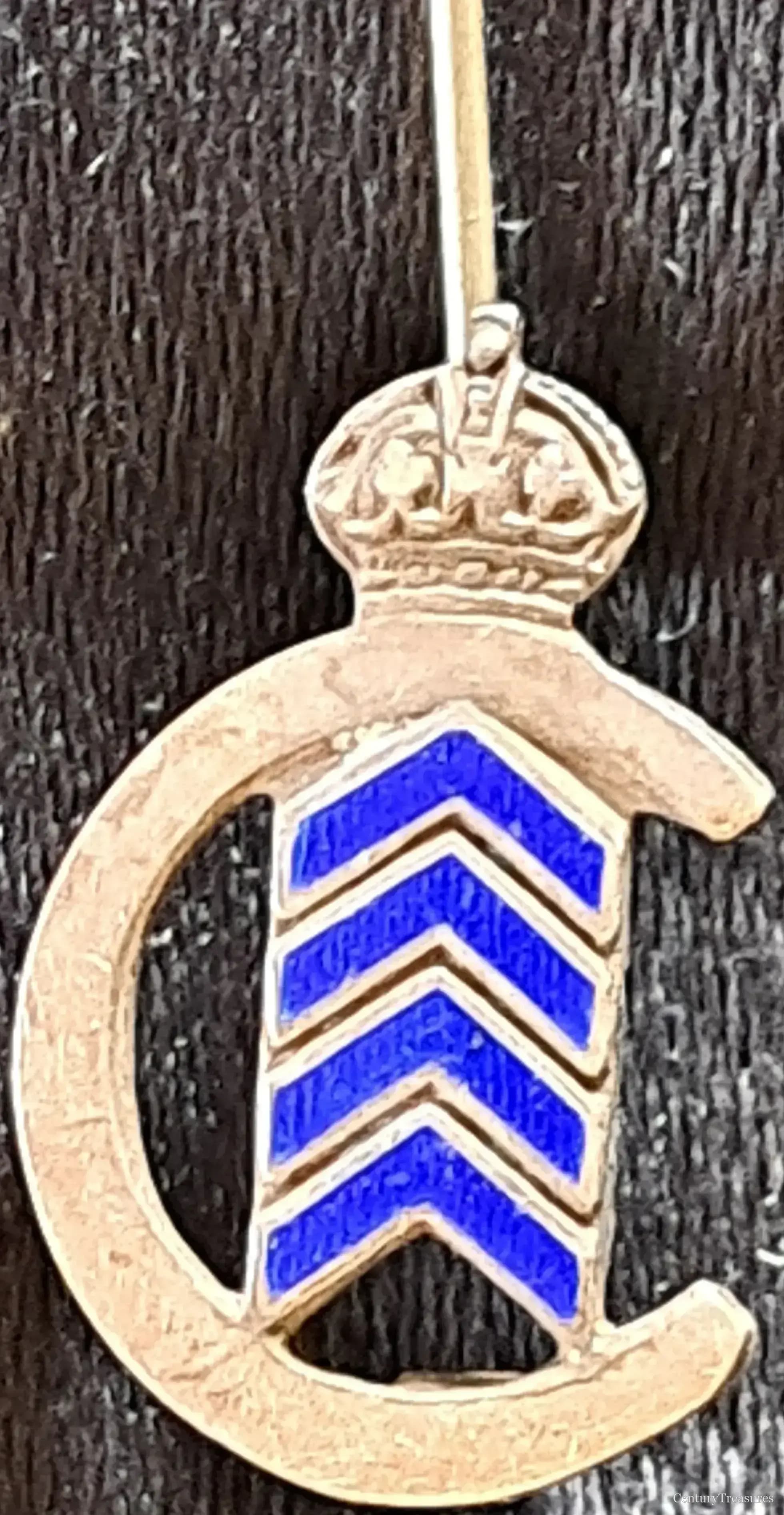 WW1 Canadian CEF 4-Year Overseas Service Veterans Pin