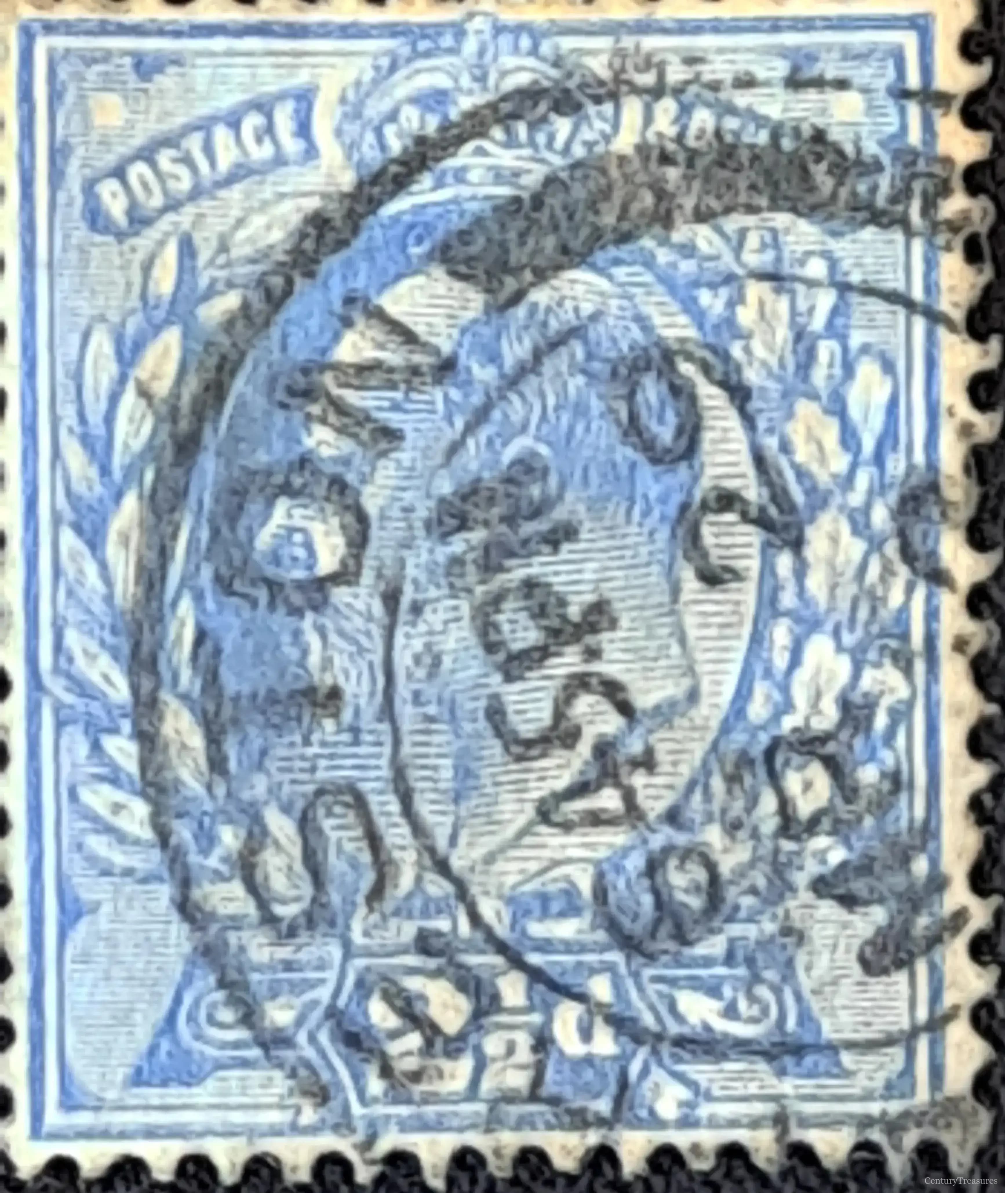 2½d Ultramarine King Edward VII