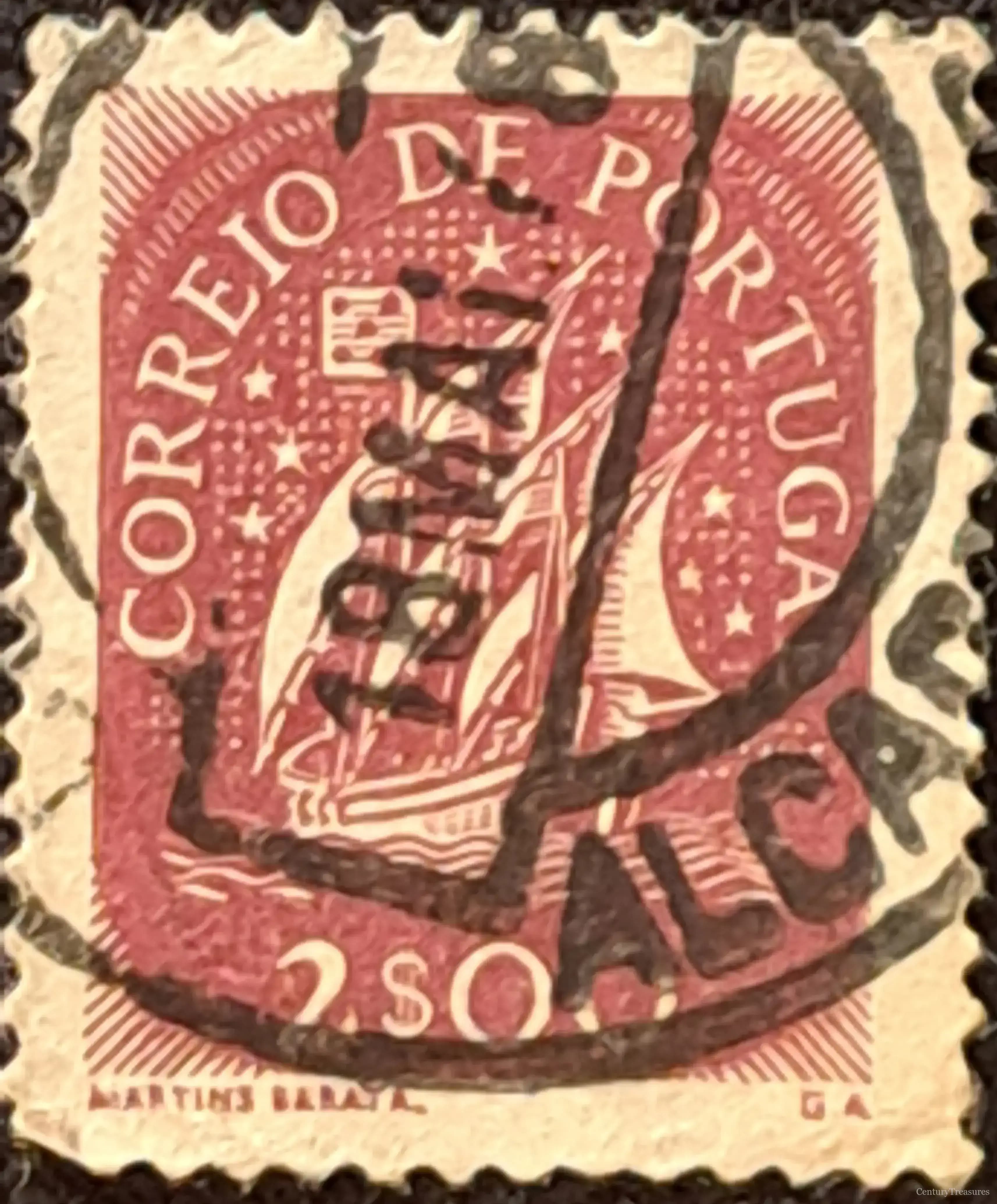 Portugal Caravel Definitive Stamp