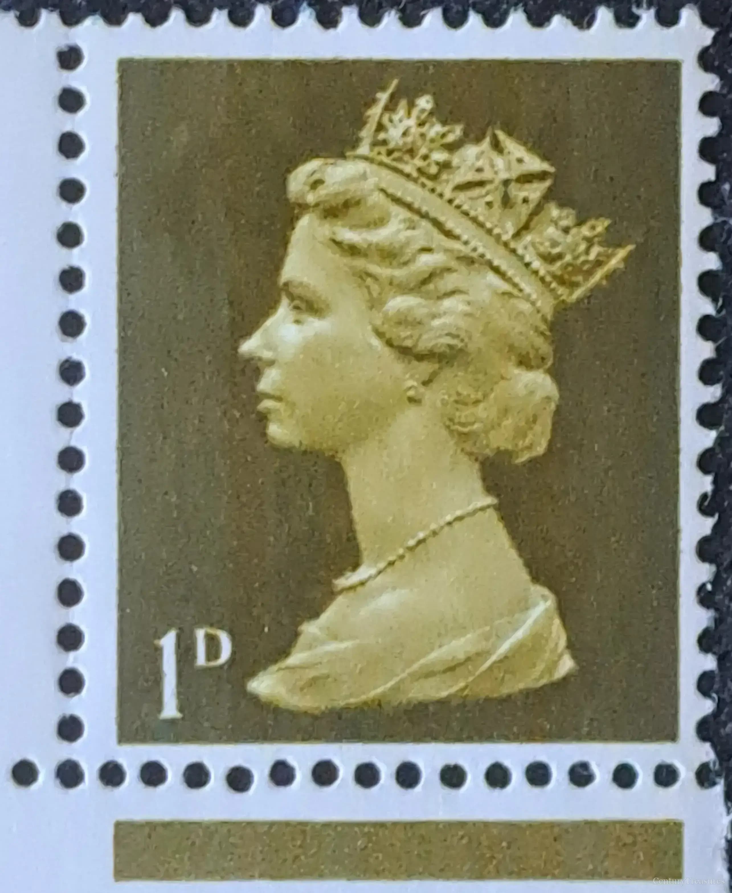 Pre-Decimal Machin One Penny Definitive