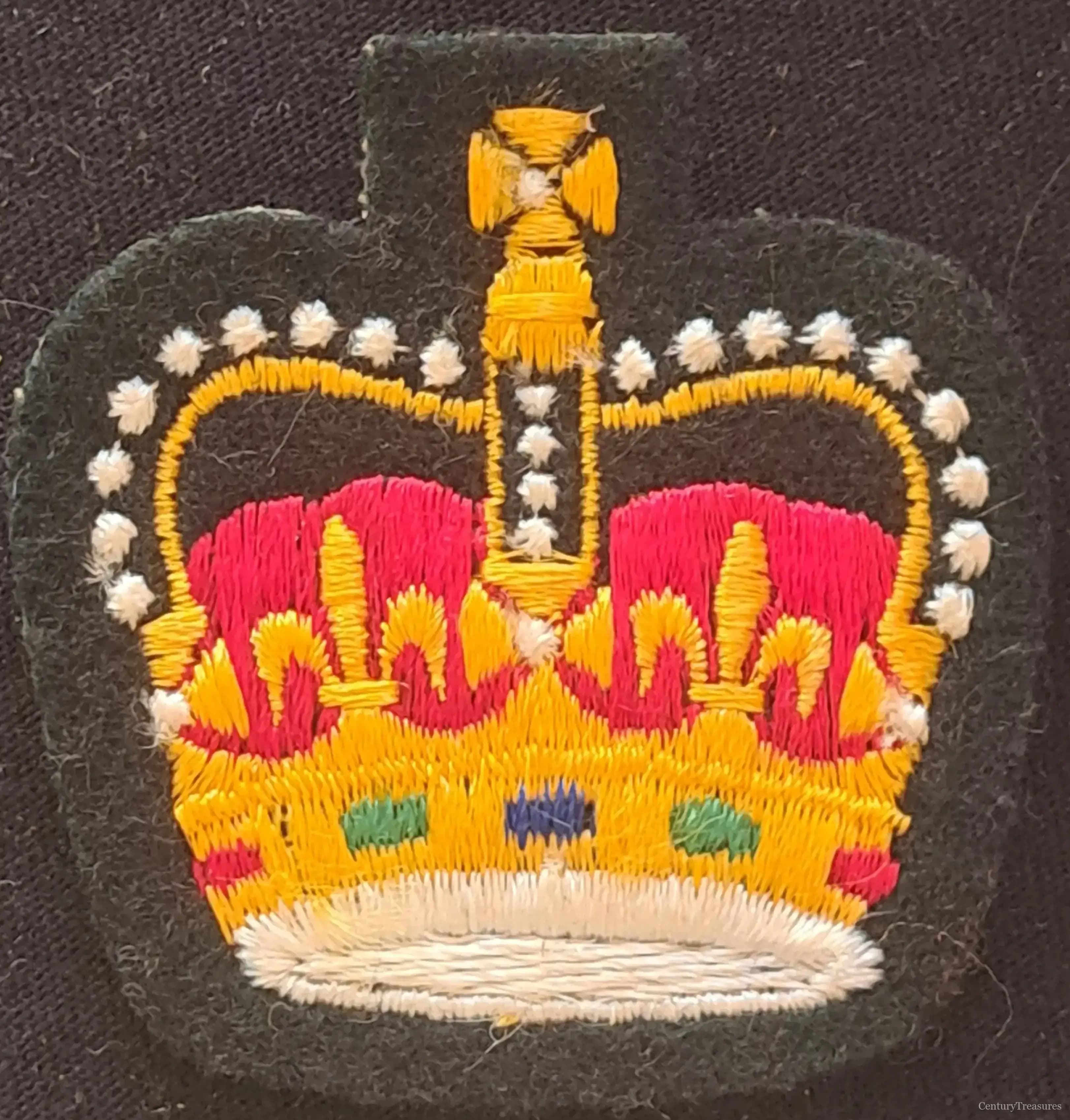 Commonwealth Warrant Officer Cloth Badge