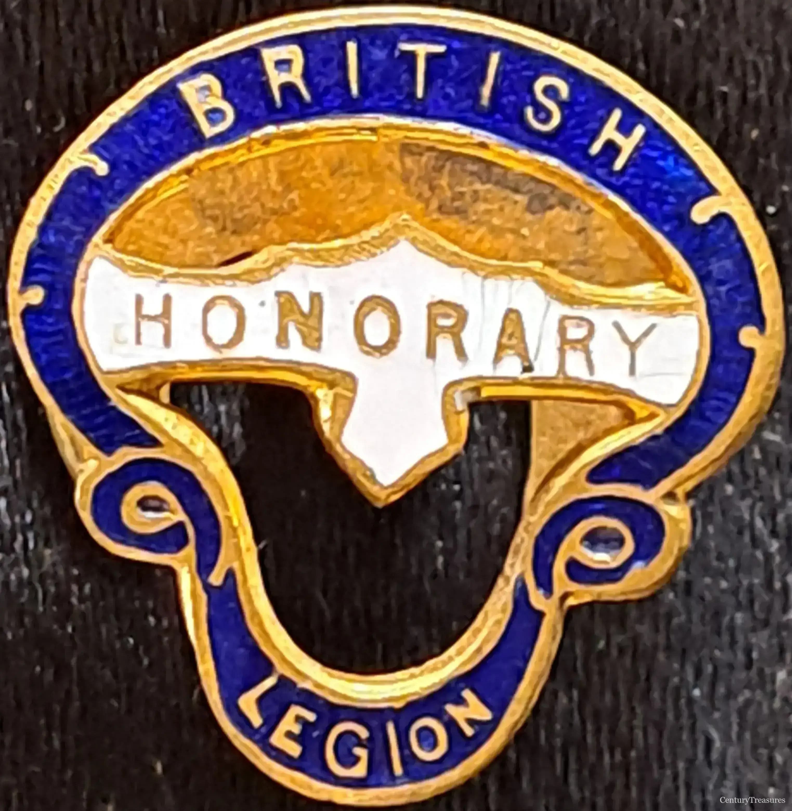 British Legion Honorary Member Badge