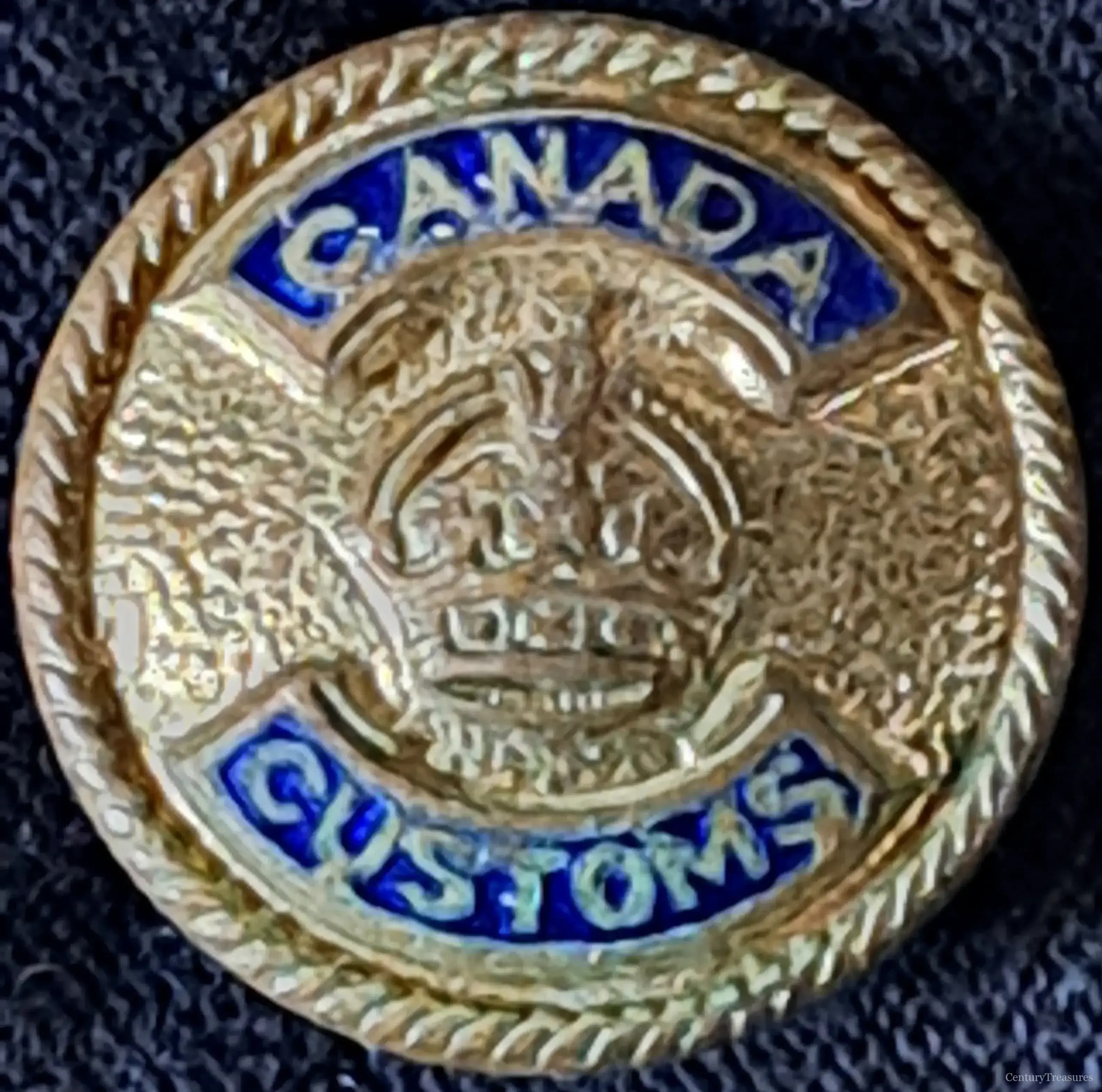 Canada Customs Button