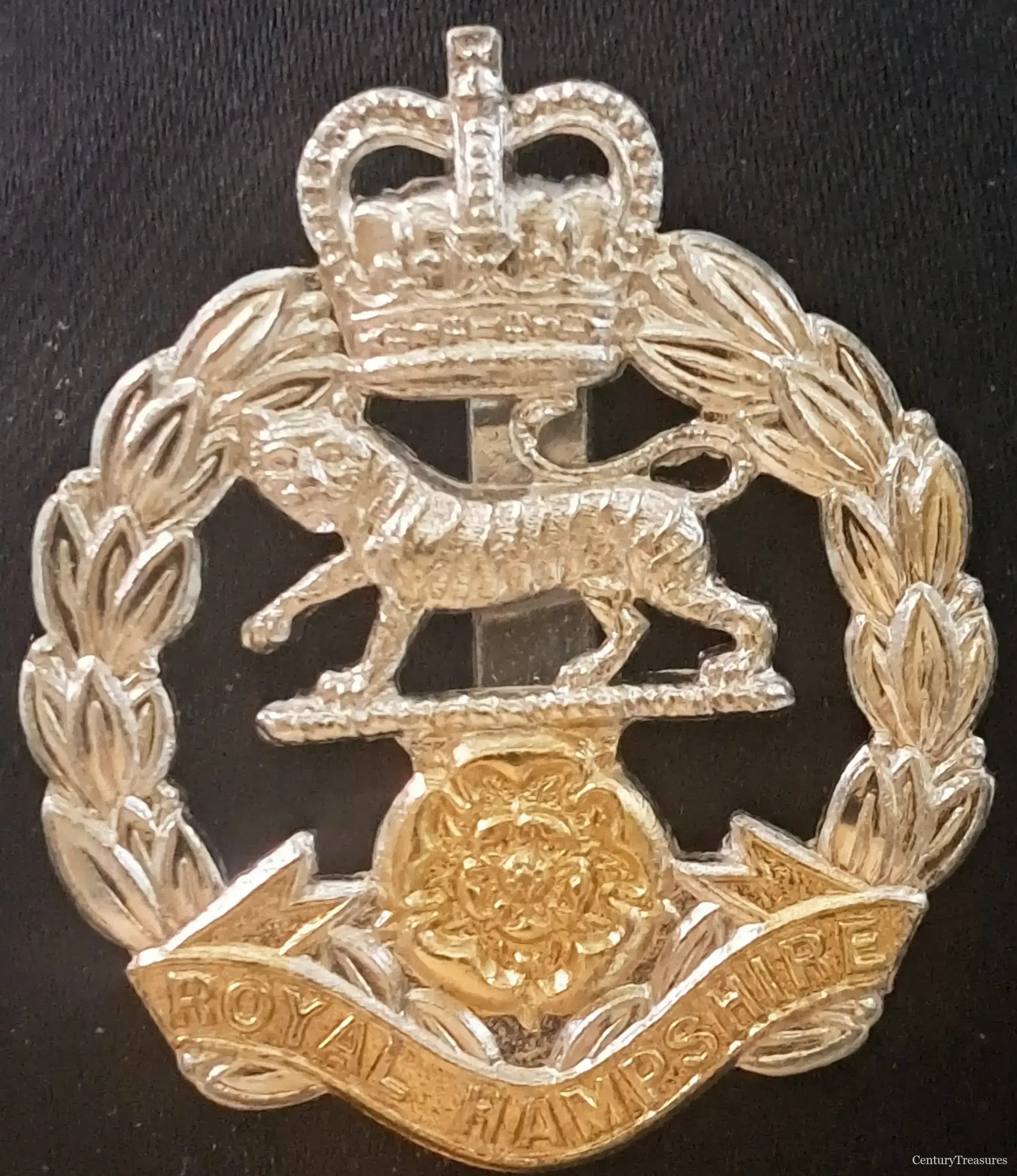 Royal Hampshire Regiment Staybrite Cap Badge