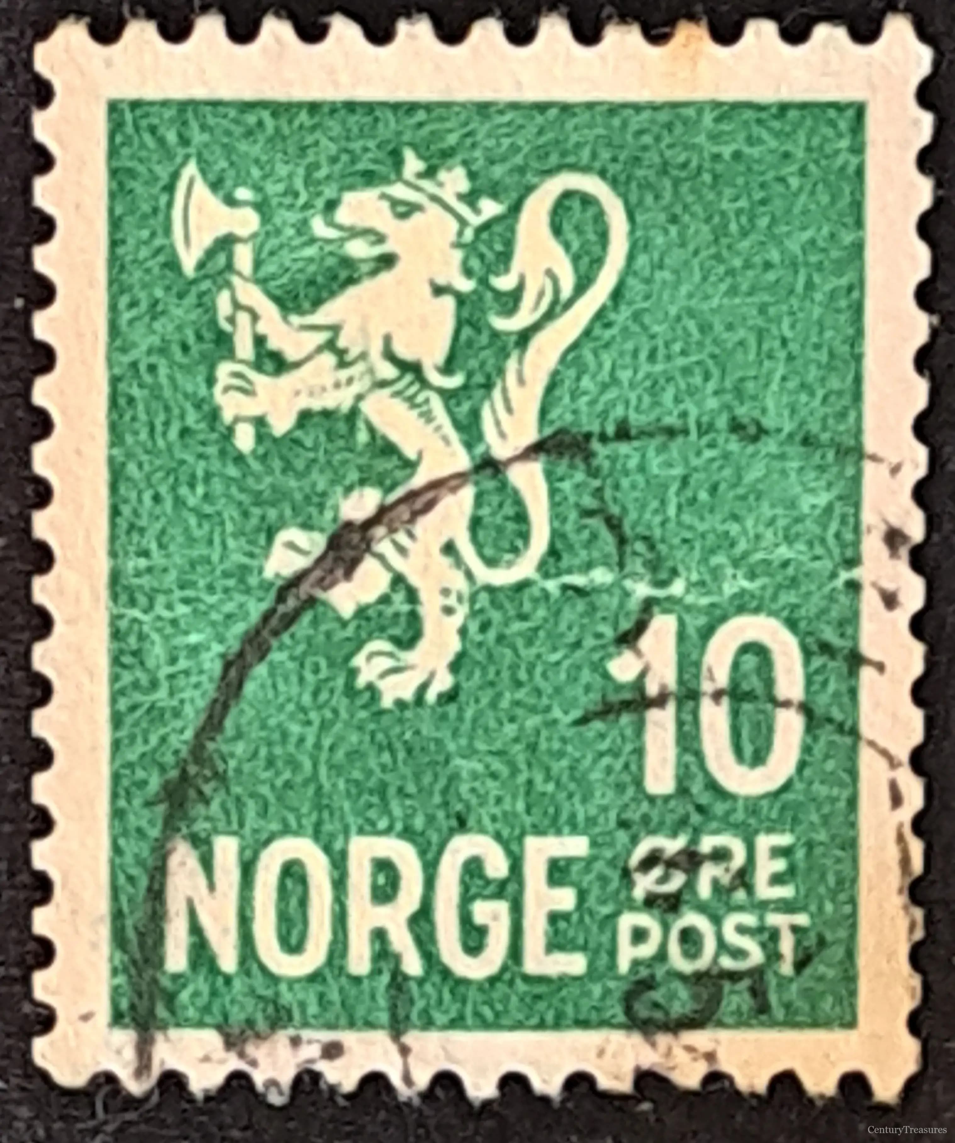 The Heraldic Guardian of Norwegian Post
