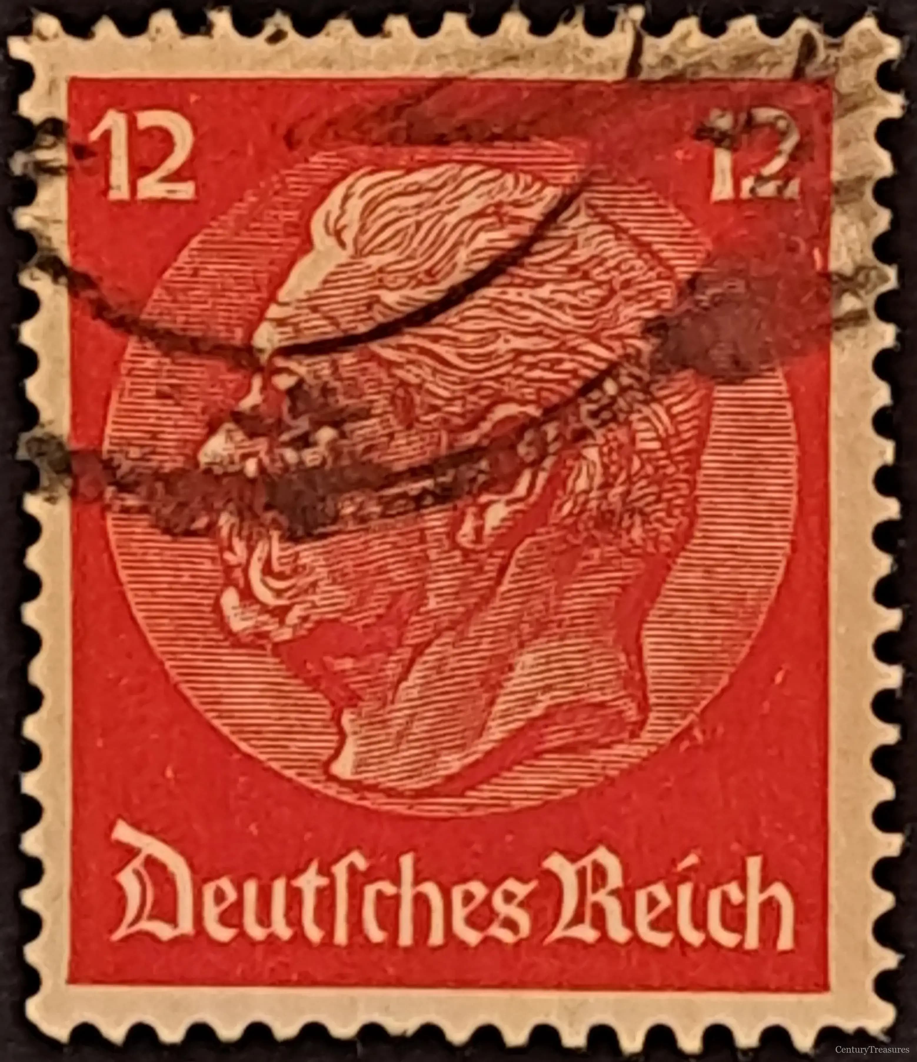 Hindenburg Medallion Carmine Definitive