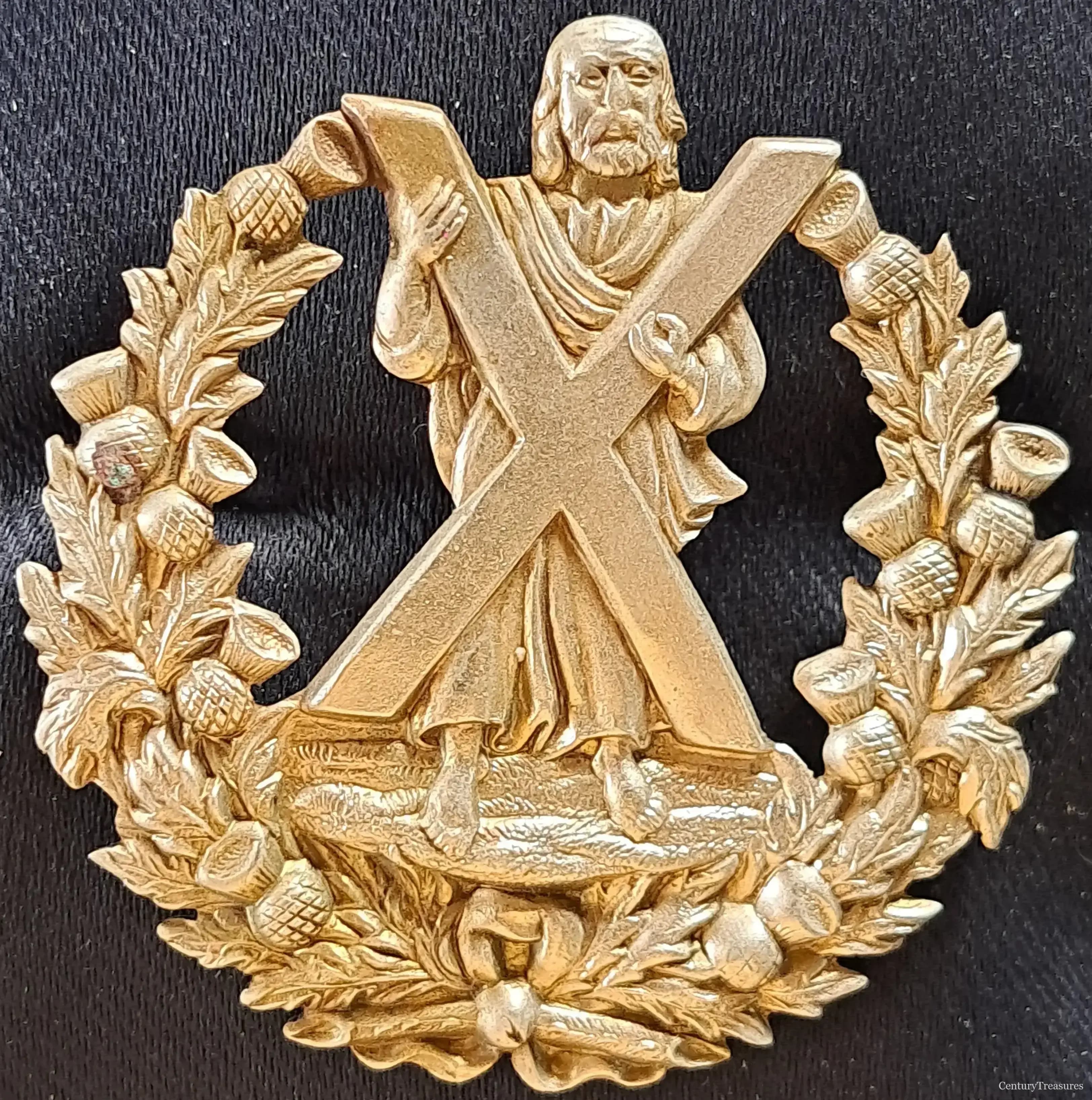 Queen's Own Cameron Highlanders Glengarry Badge