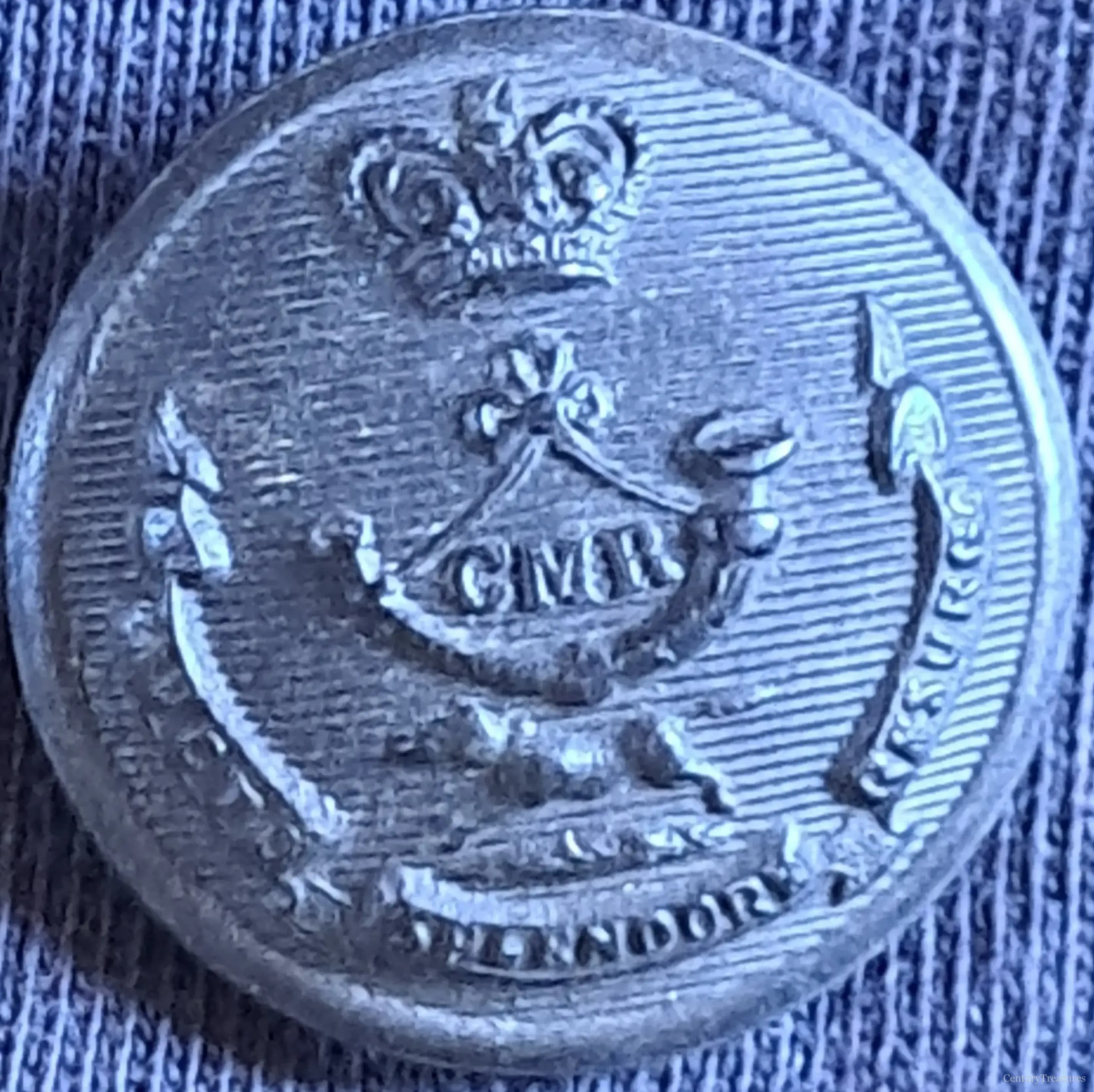 Cape Mounted Rifles Horn Button