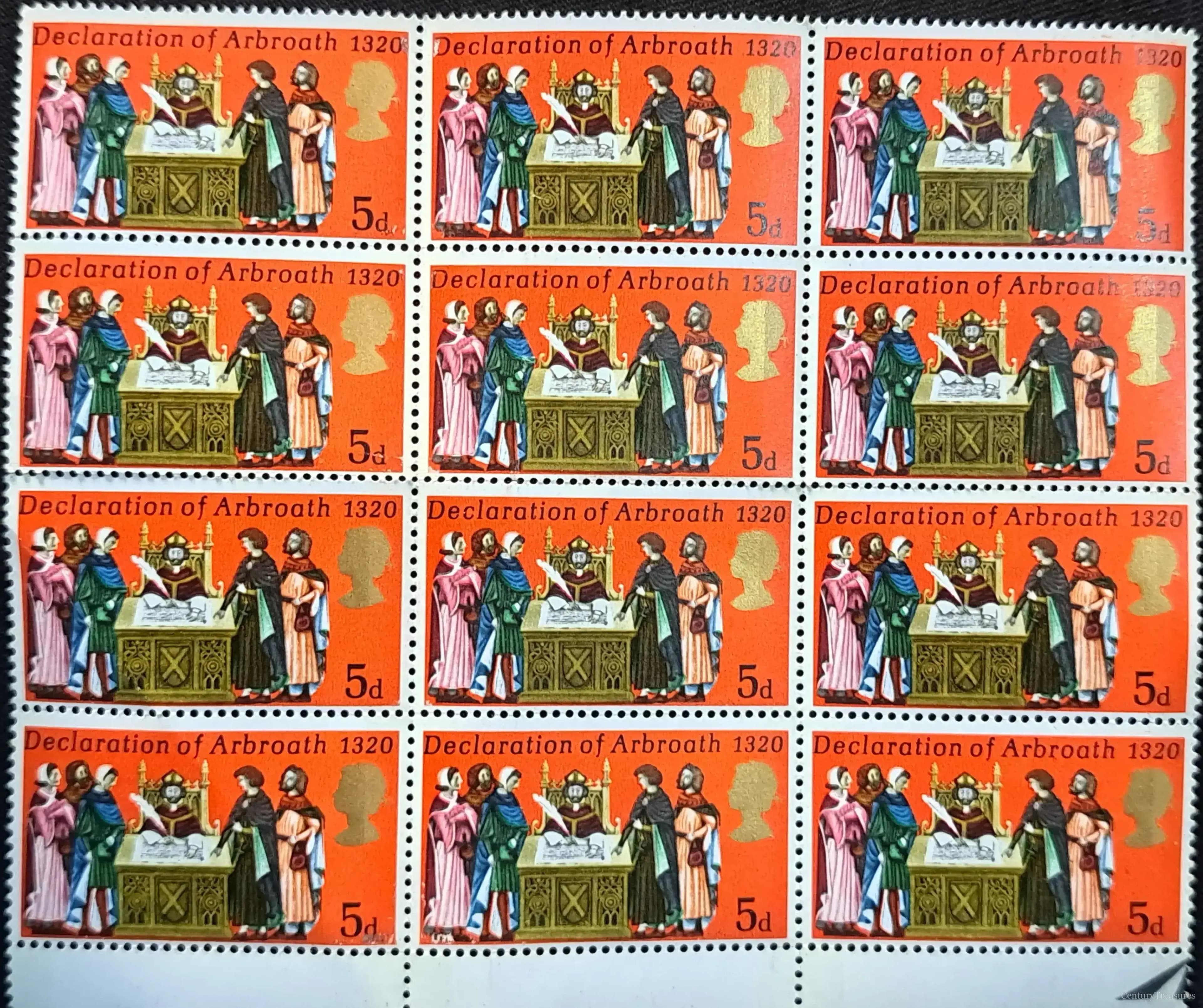 Declaration of Arbroath Commemorative Sheet Block