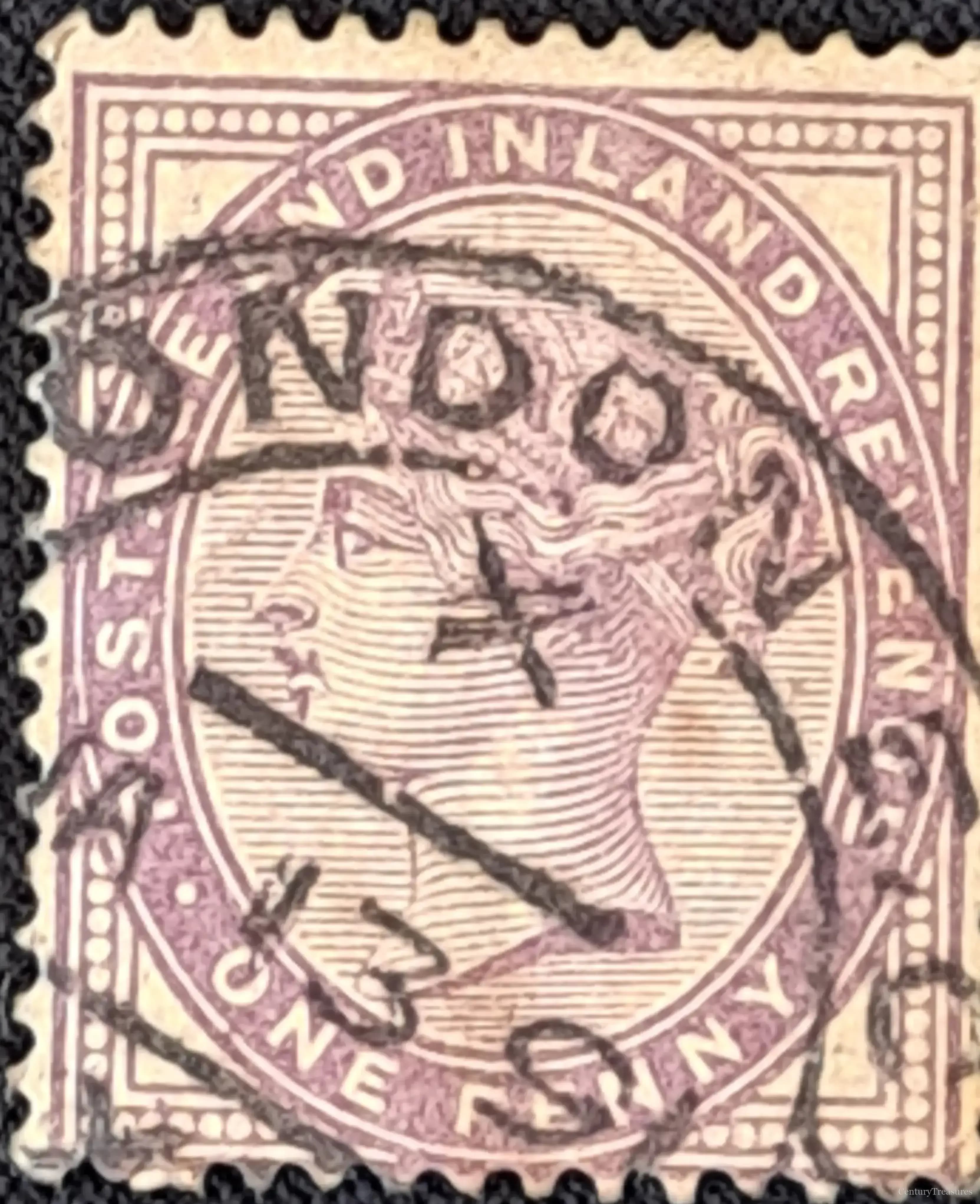 Queen Victoria One Penny Lilac