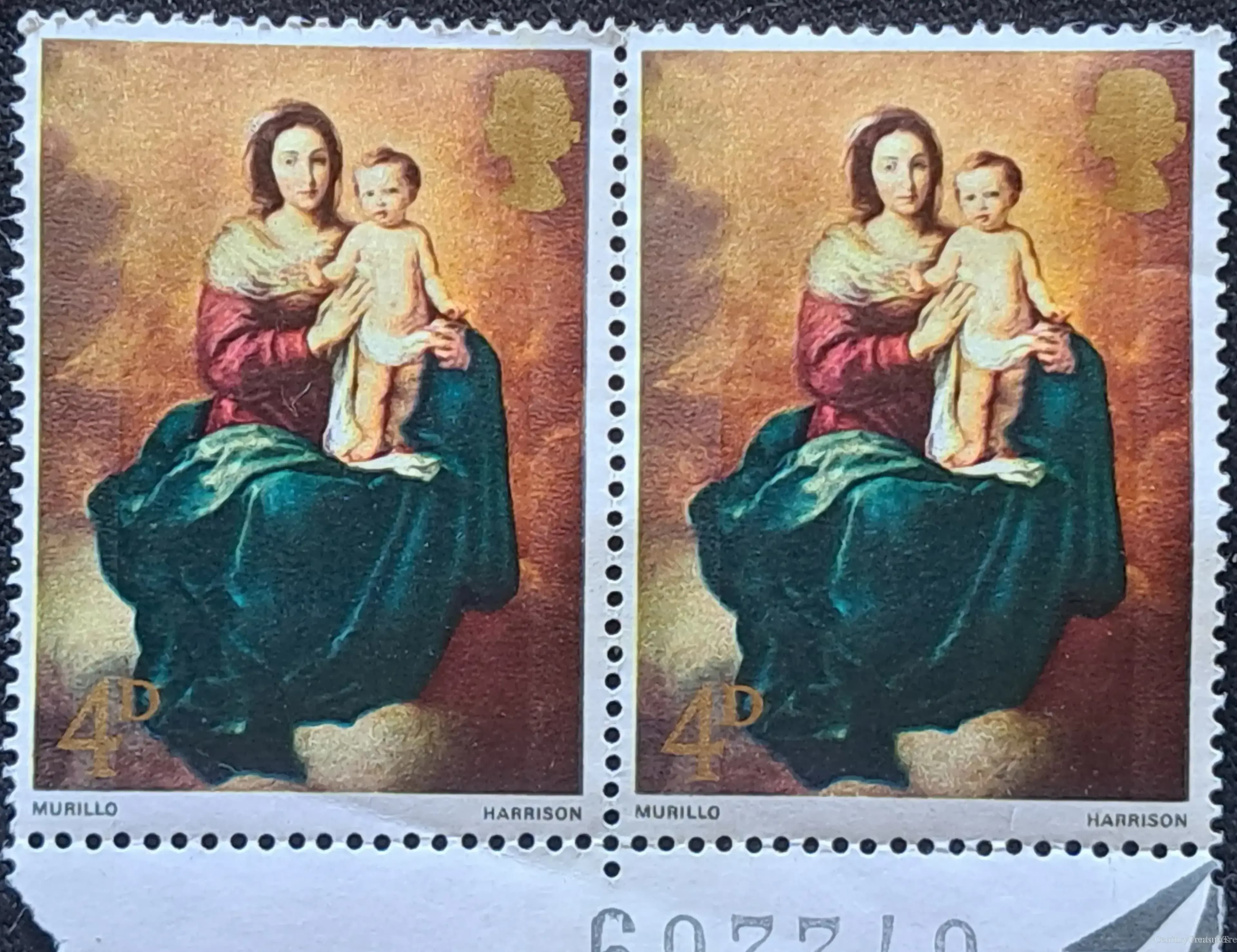 UK Christmas Madonna and Child Pair