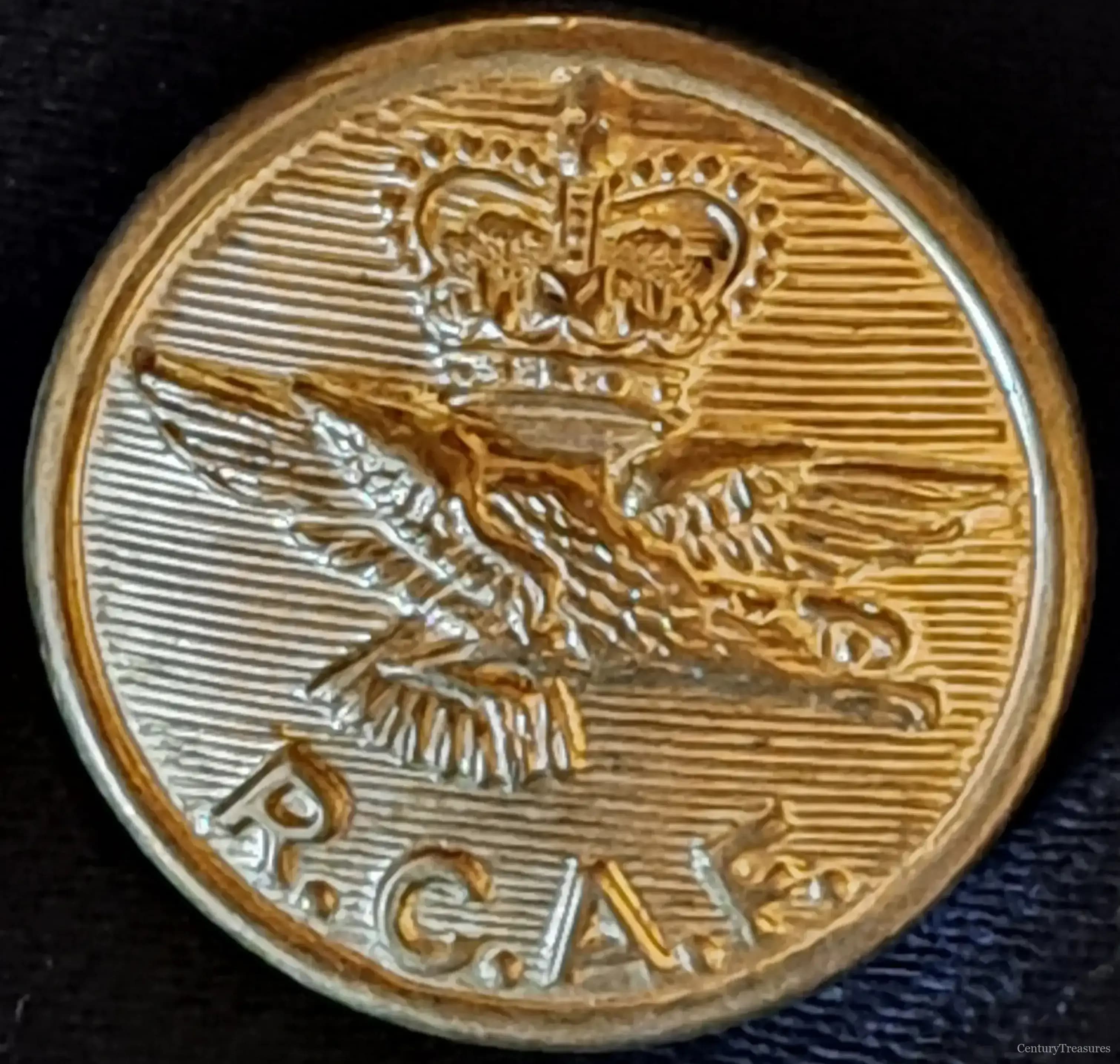 Royal Canadian Air Force Button