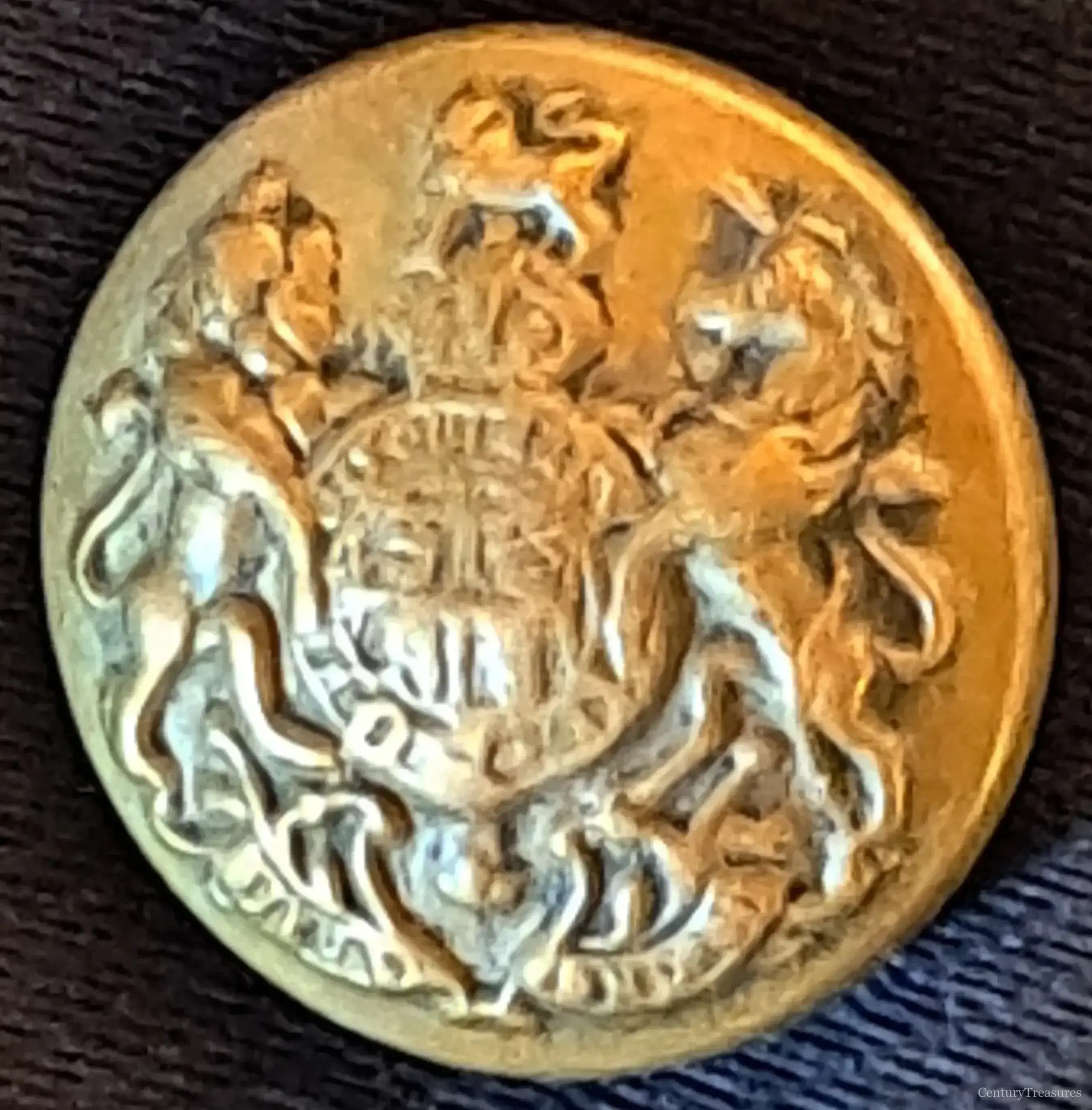 British Royal Arms General Service Button