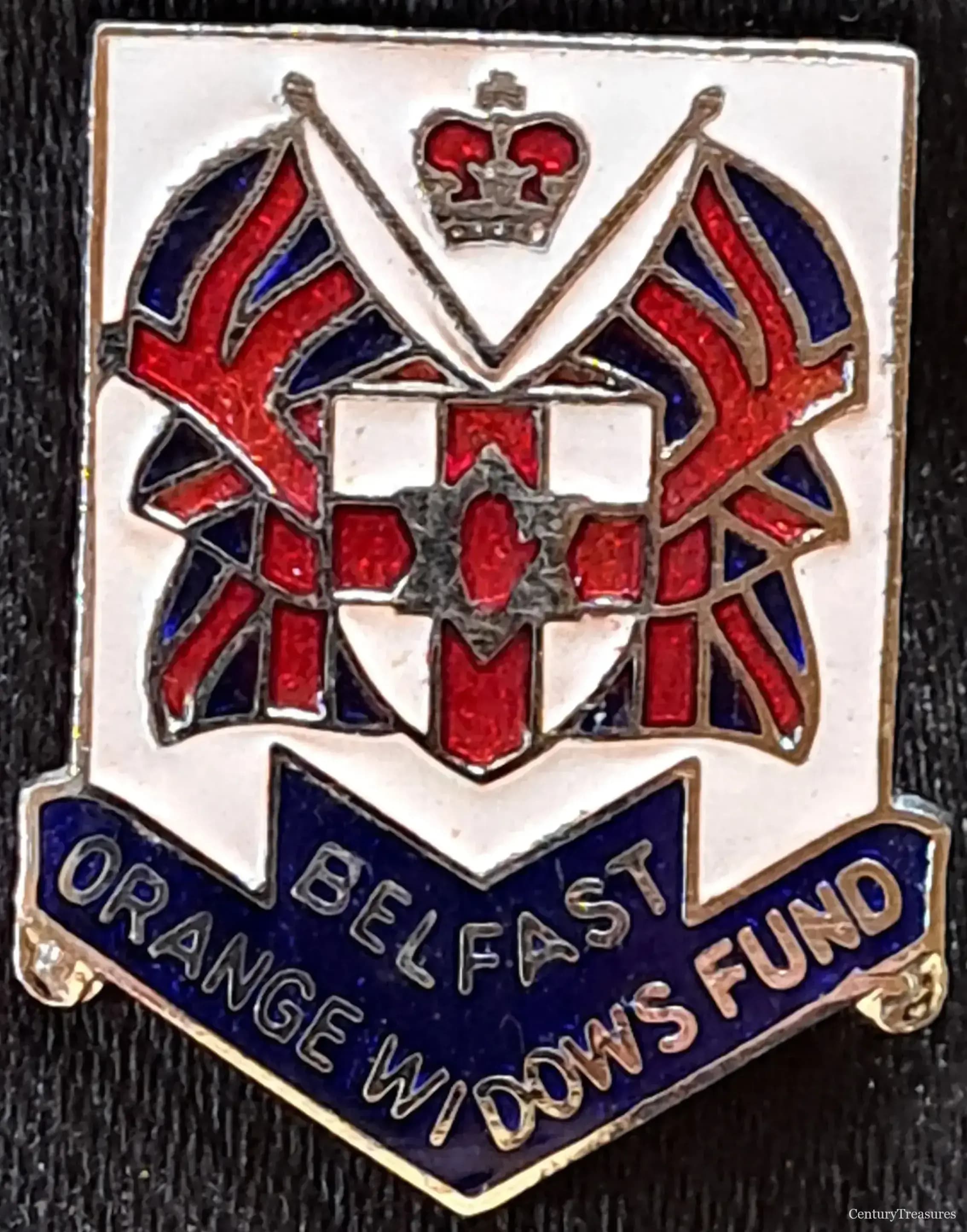 Belfast Orange Widows Fund Badge