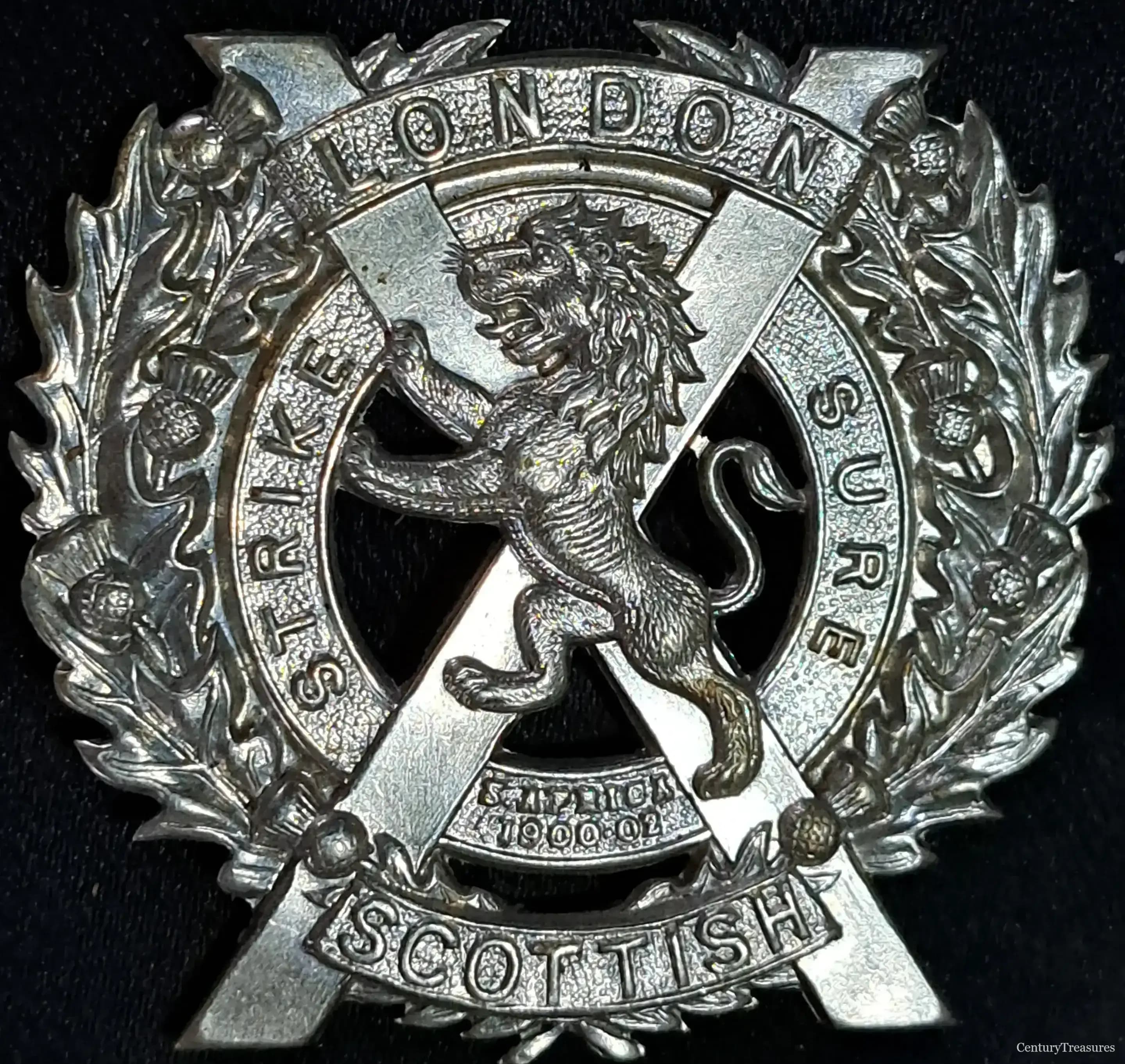 London Scottish Regiment Cap Badge