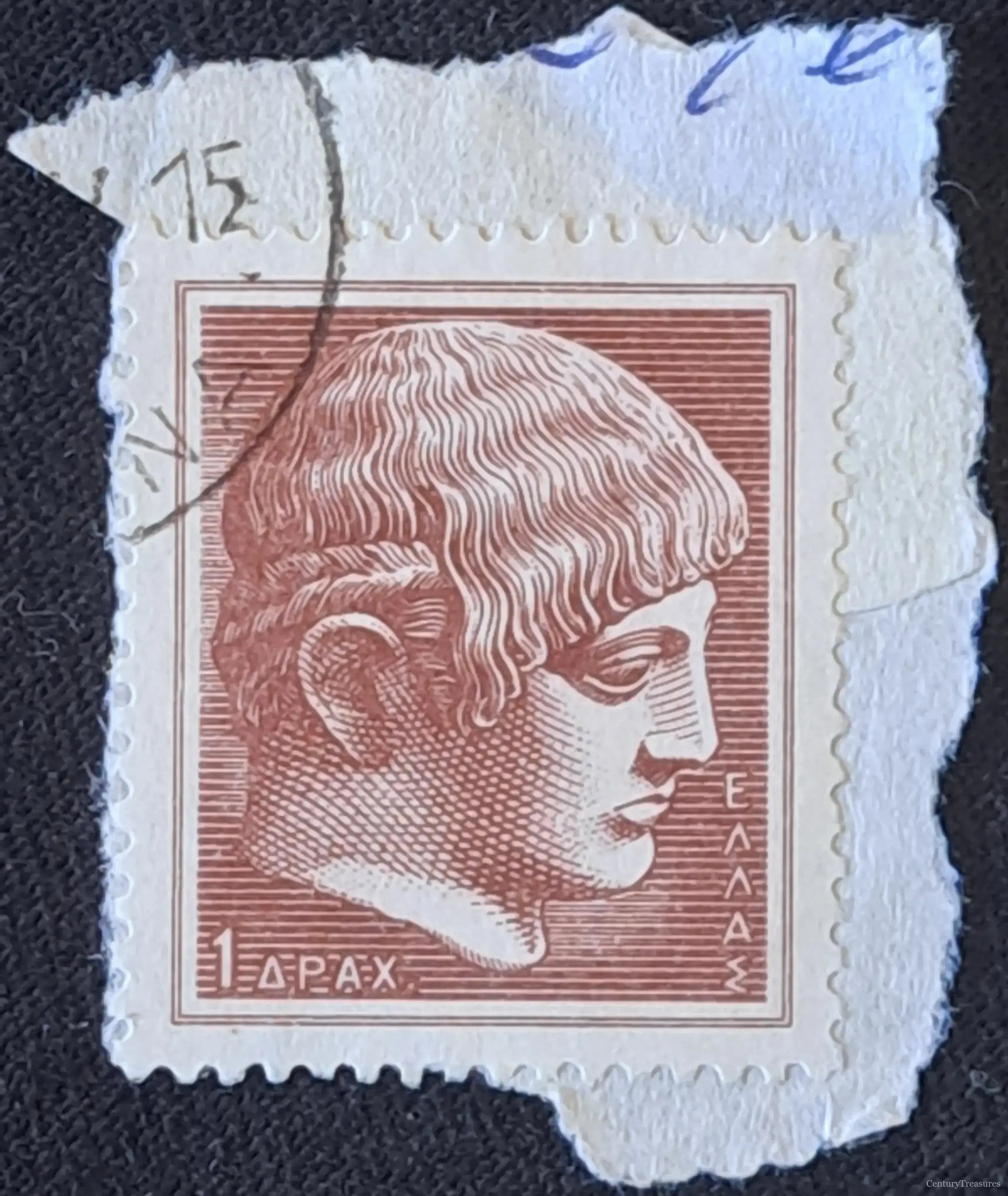 The Greece Head of a Youth Ancient Art Definitives