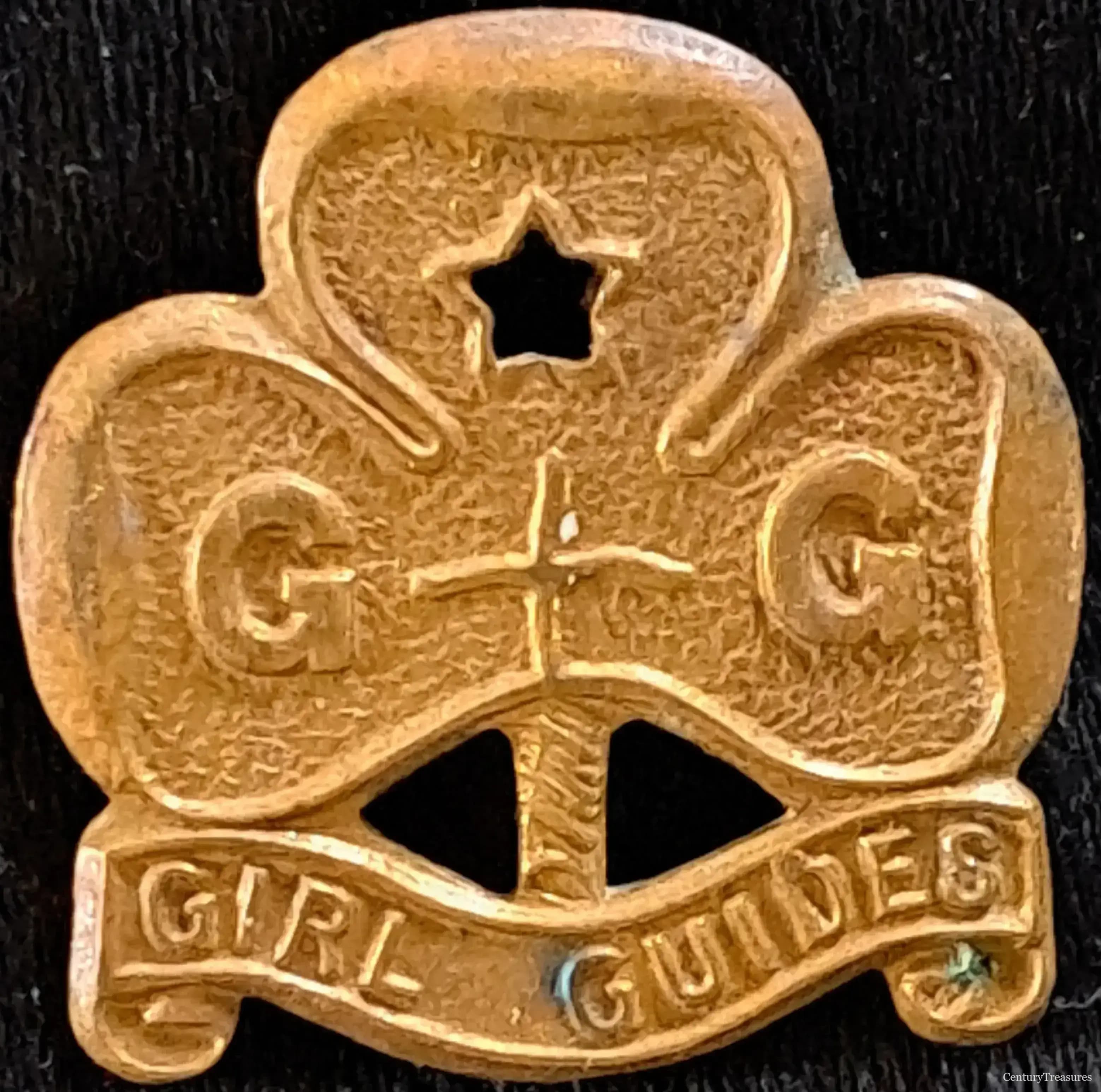 Girl Guides Trefoil Promise Badge