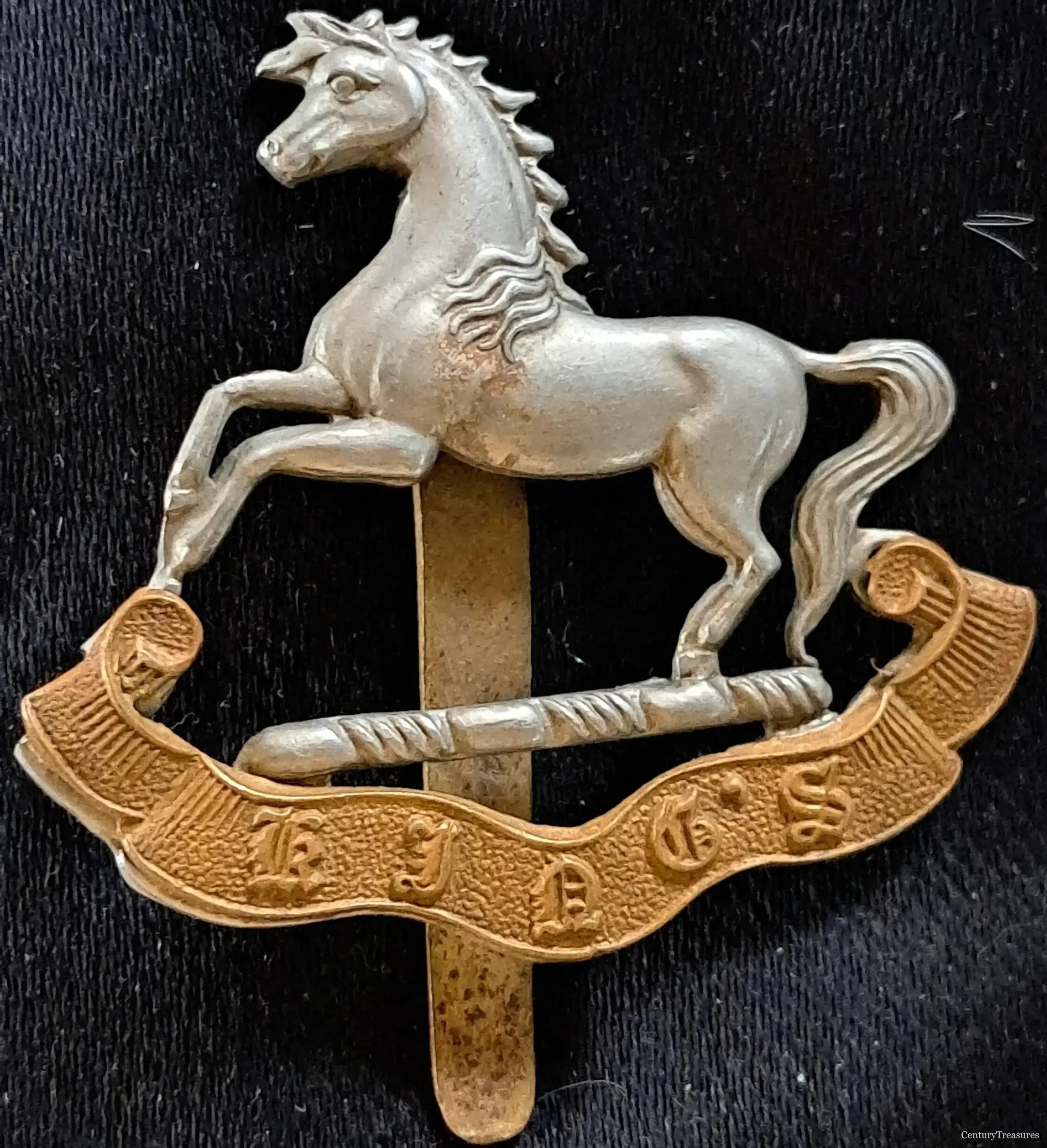 King's Liverpool Regiment Bi-Metal Cap Badge