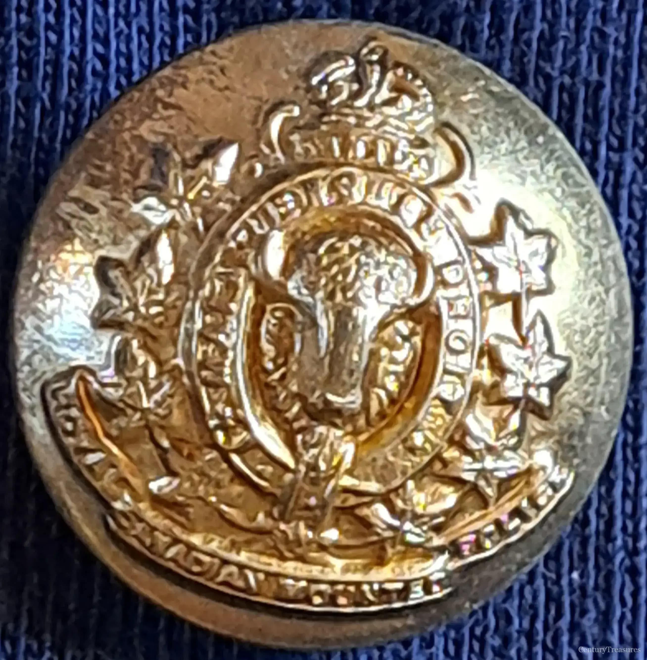 Royal Canadian Mounted Police Button