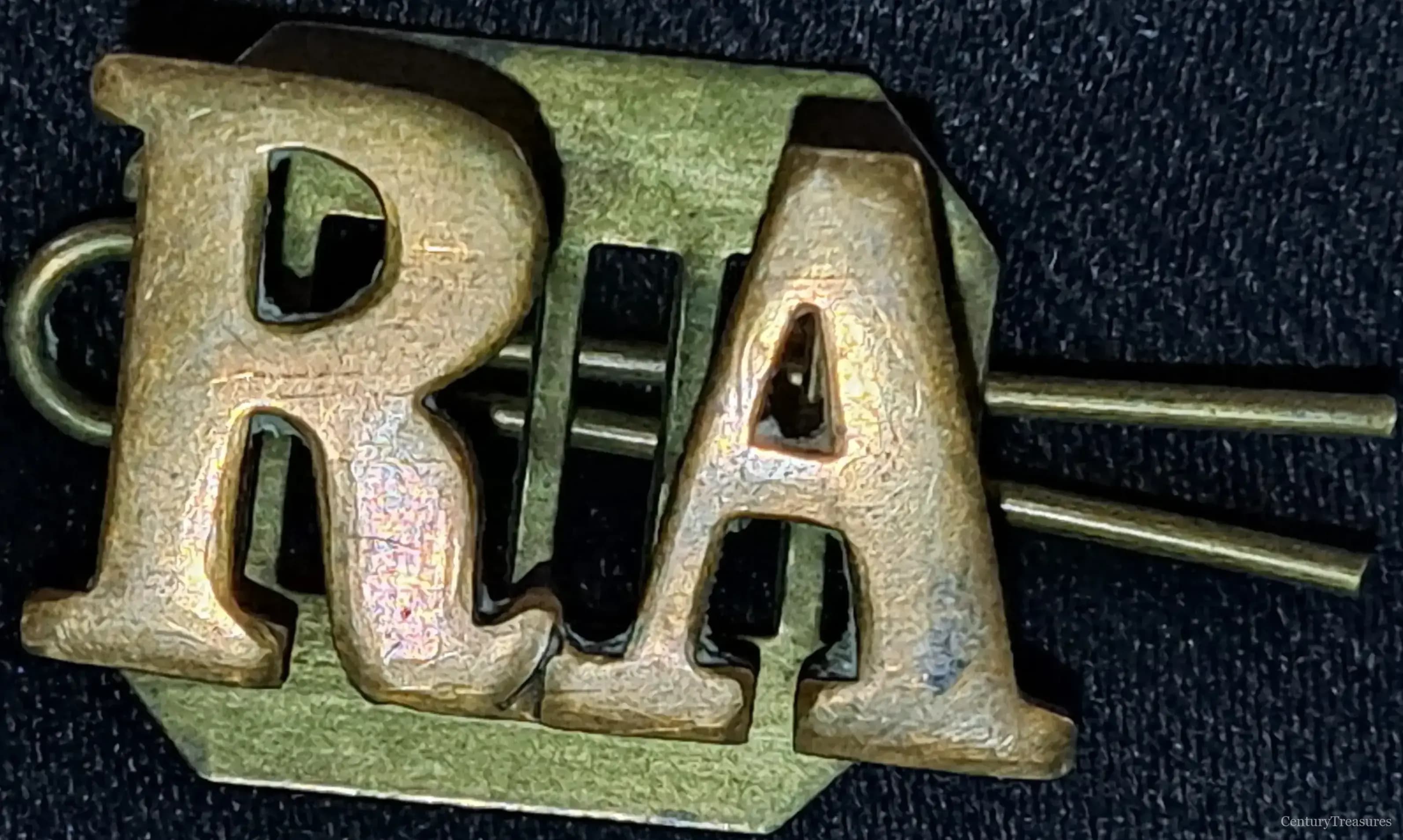 Royal Artillery Brass Shoulder Title