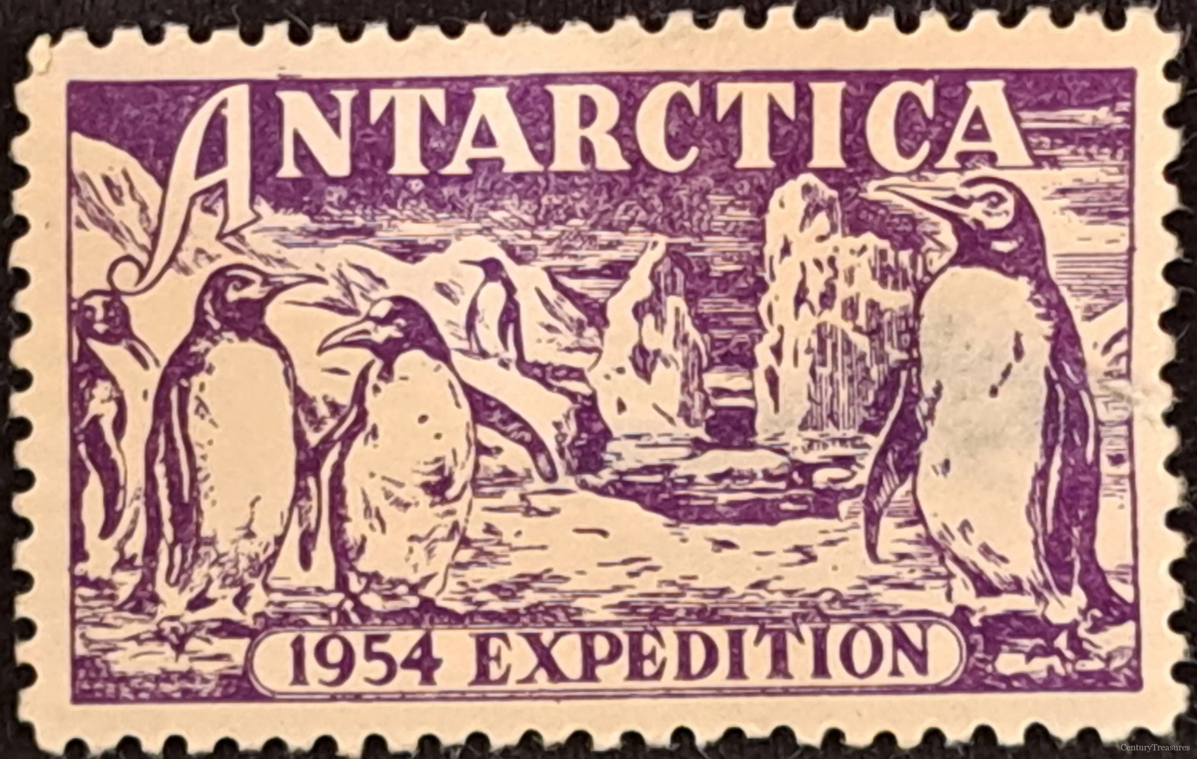 Australian Antarctic Expedition Penguin Label