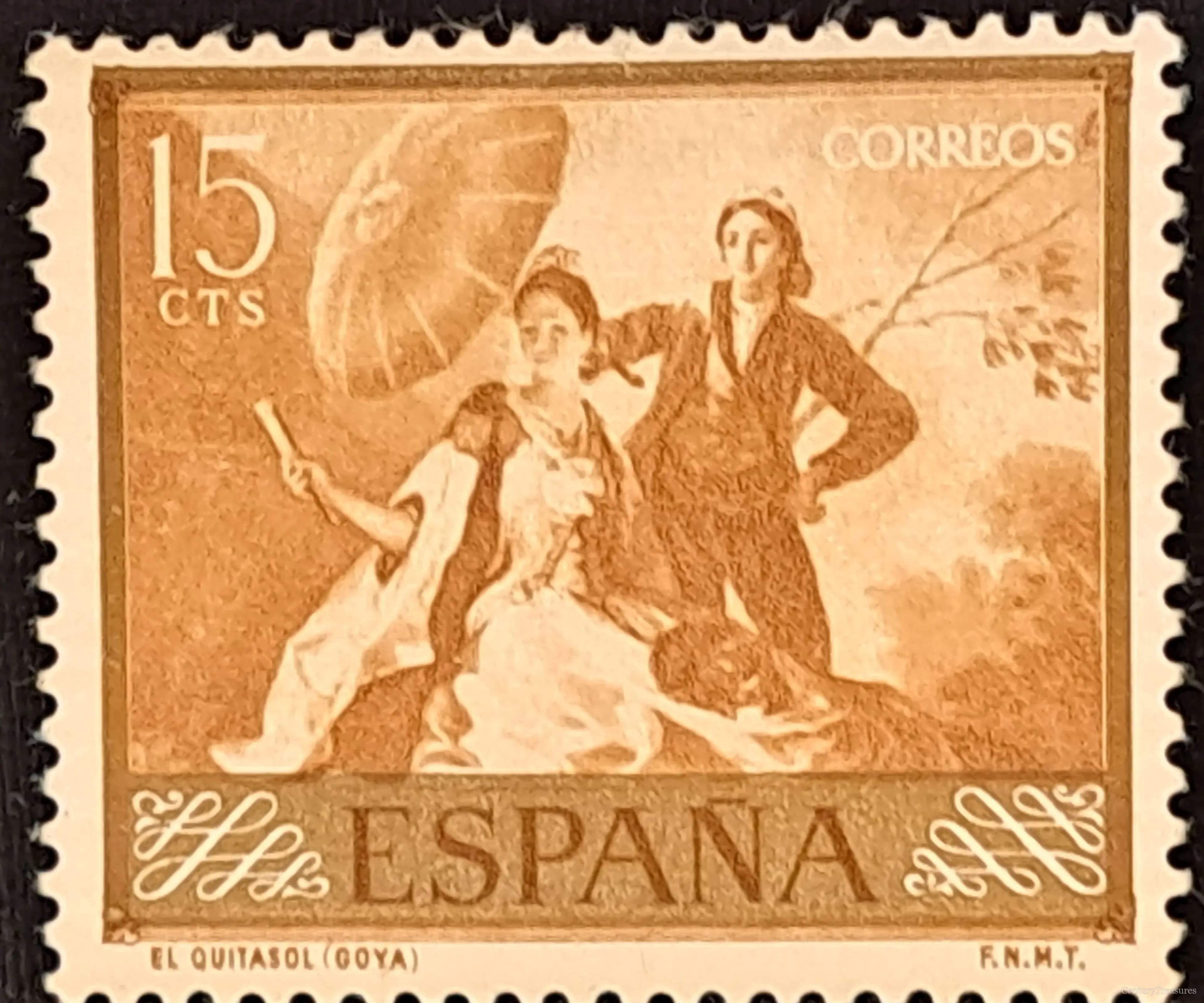 Spanish Goya Masterpiece Definitive Stamp
