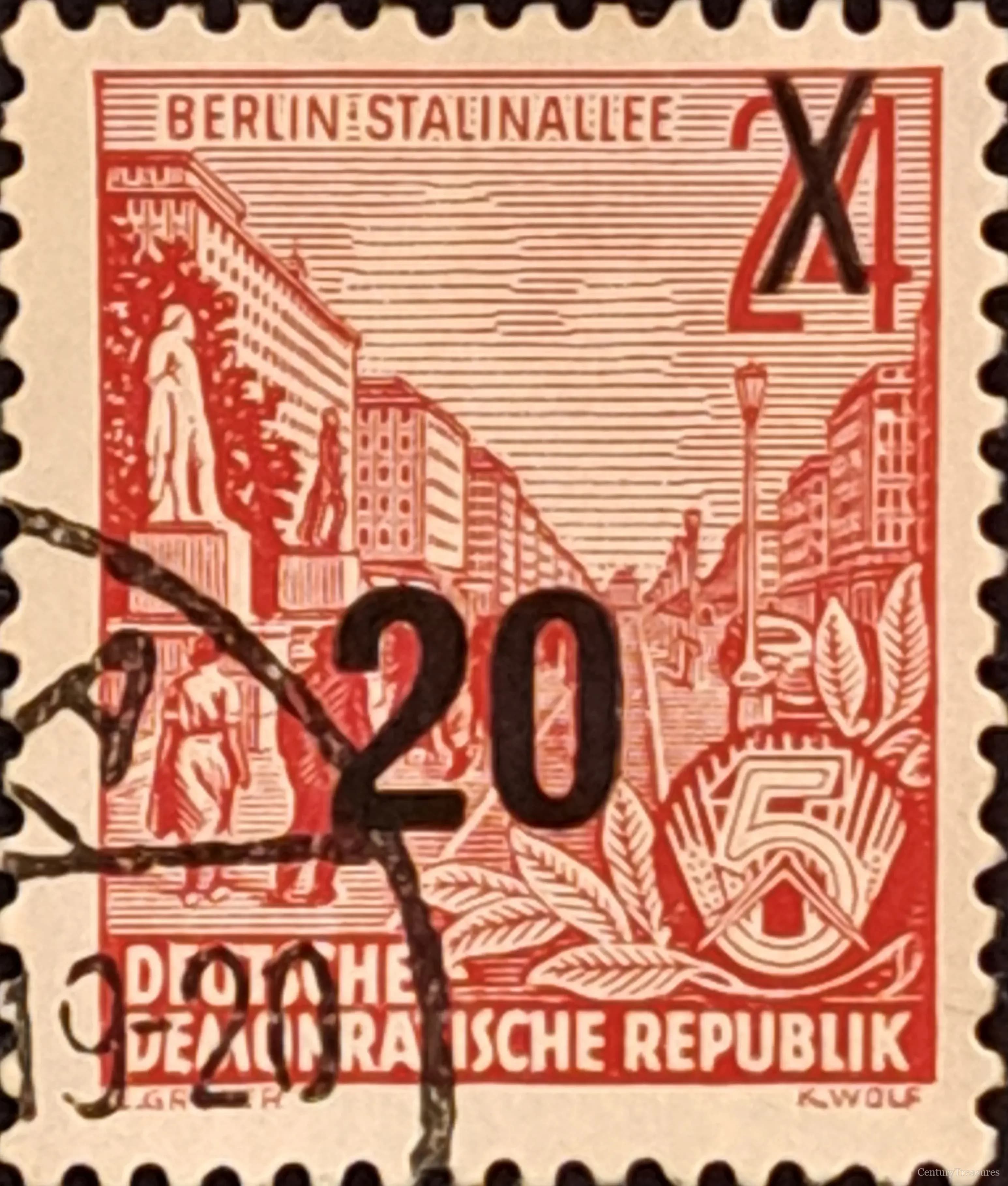 East German Stalinallee Provisional Surcharge