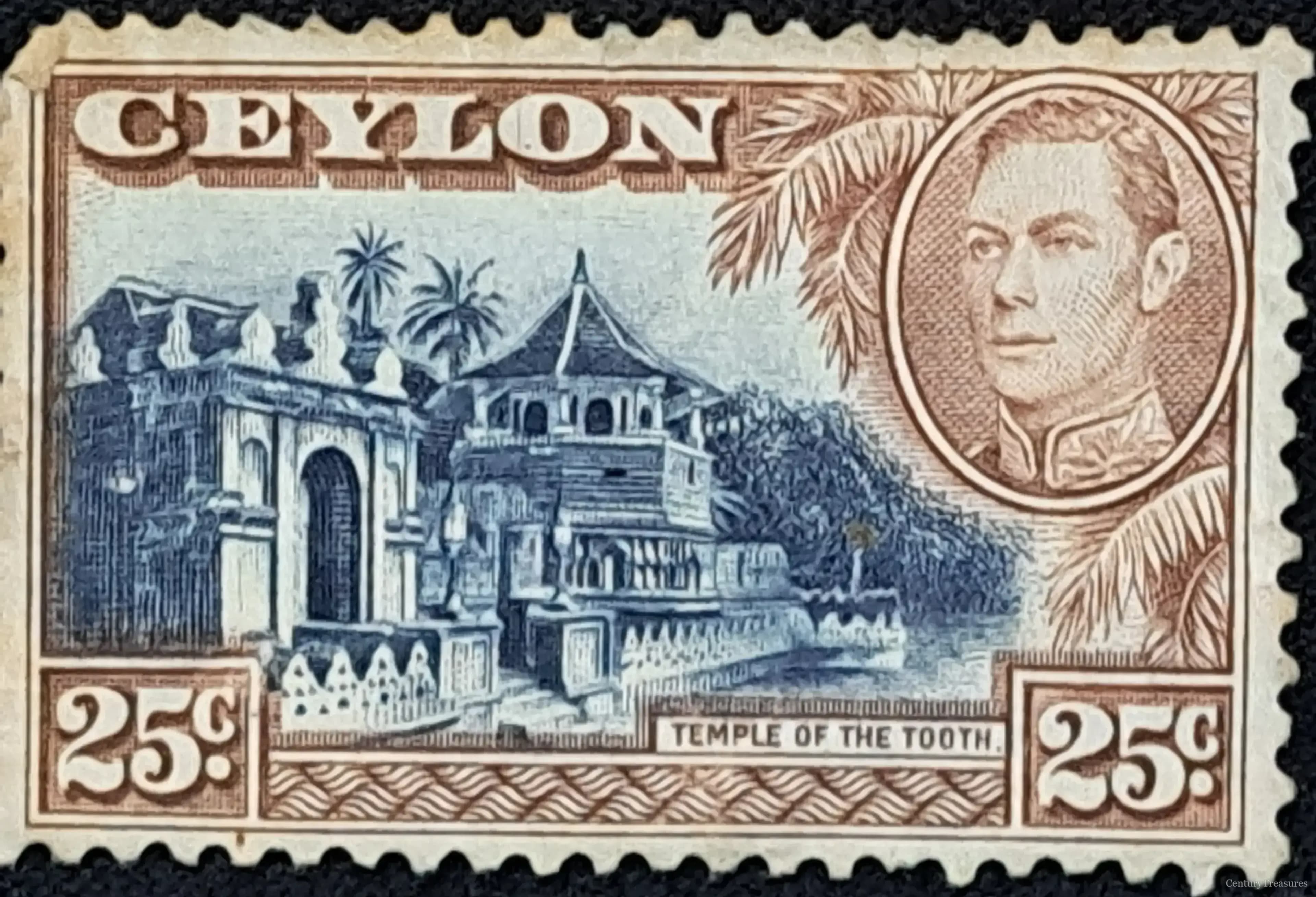 Ceylon King George VI Temple of the Tooth