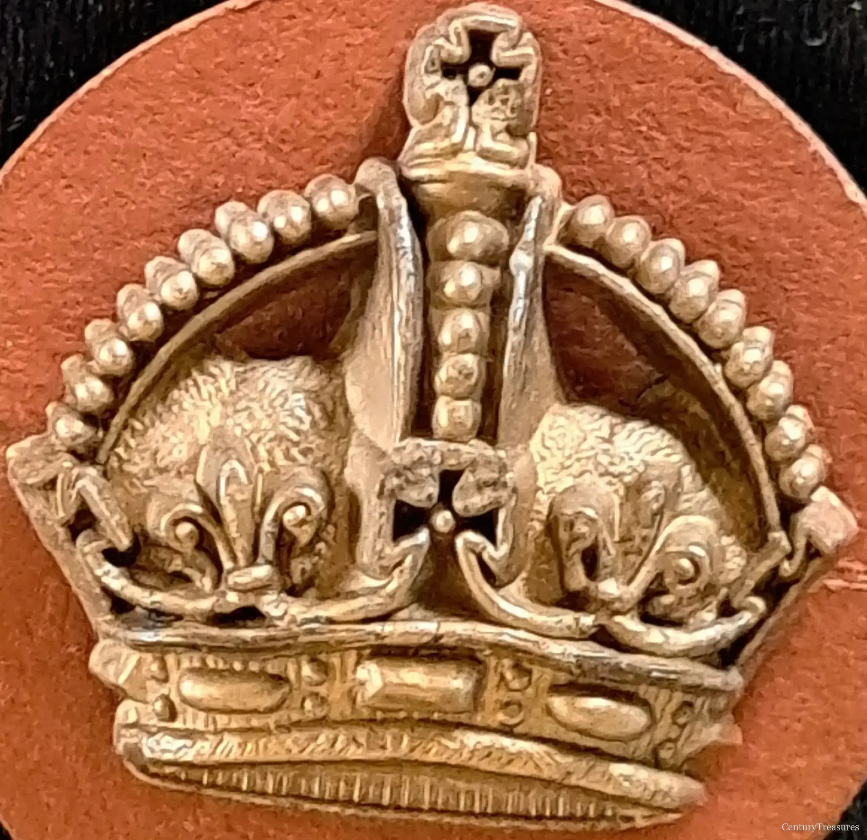 Army Officer Major Rank Crown Insignia