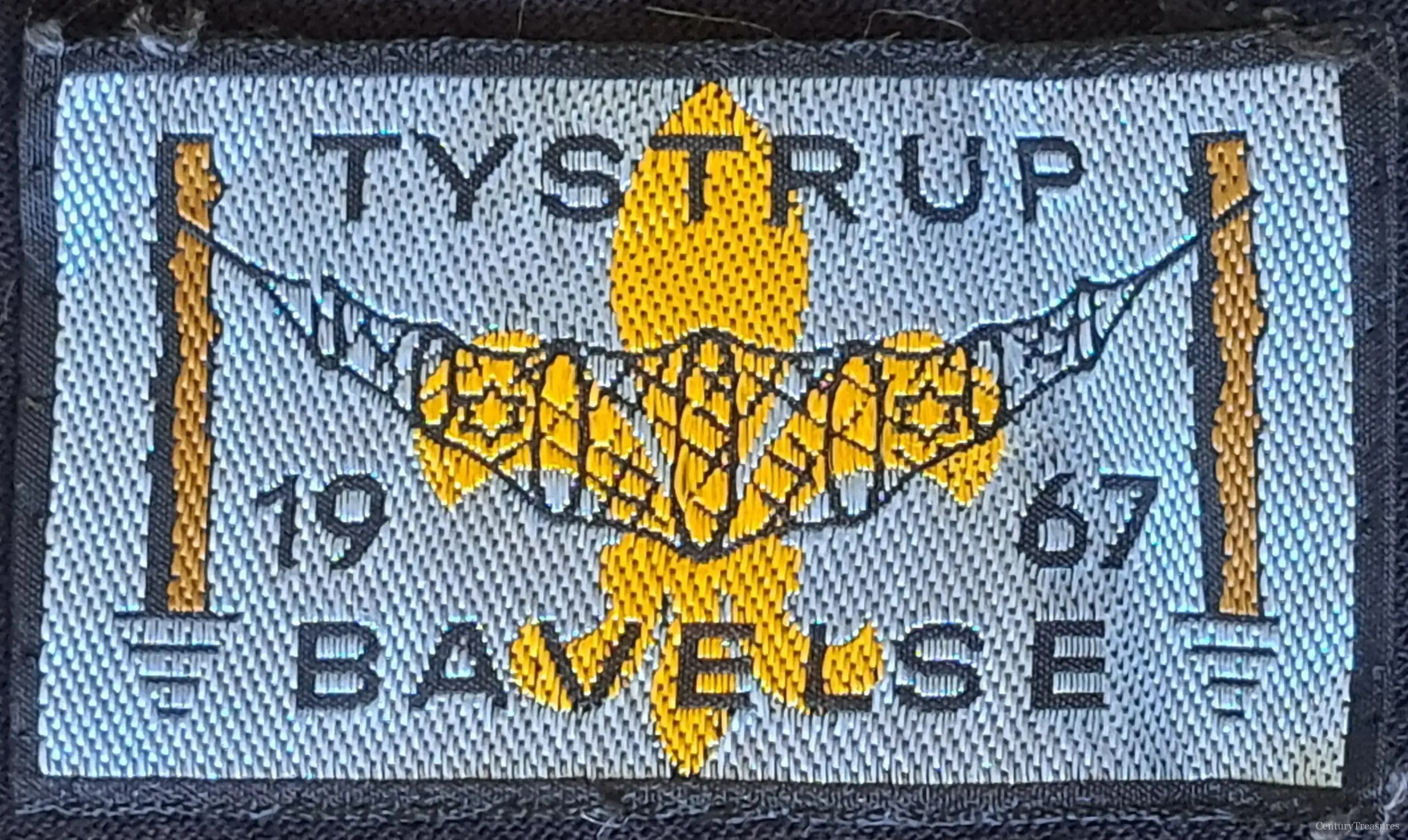 Denmark 1967 Tystrup-Bavelse Scout Camp Woven Patch