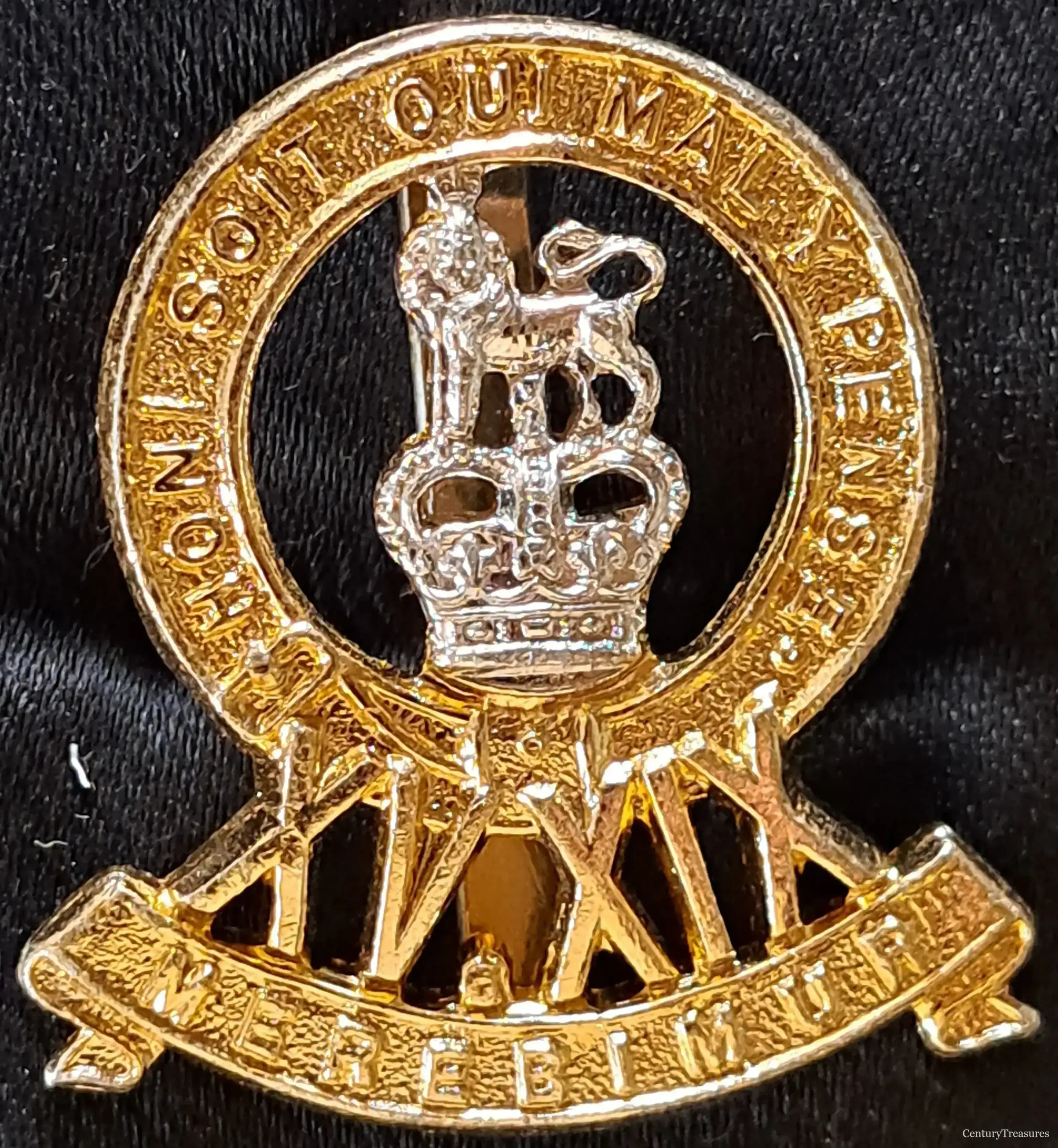 15th/19th King's Royal Hussars Cap Badge