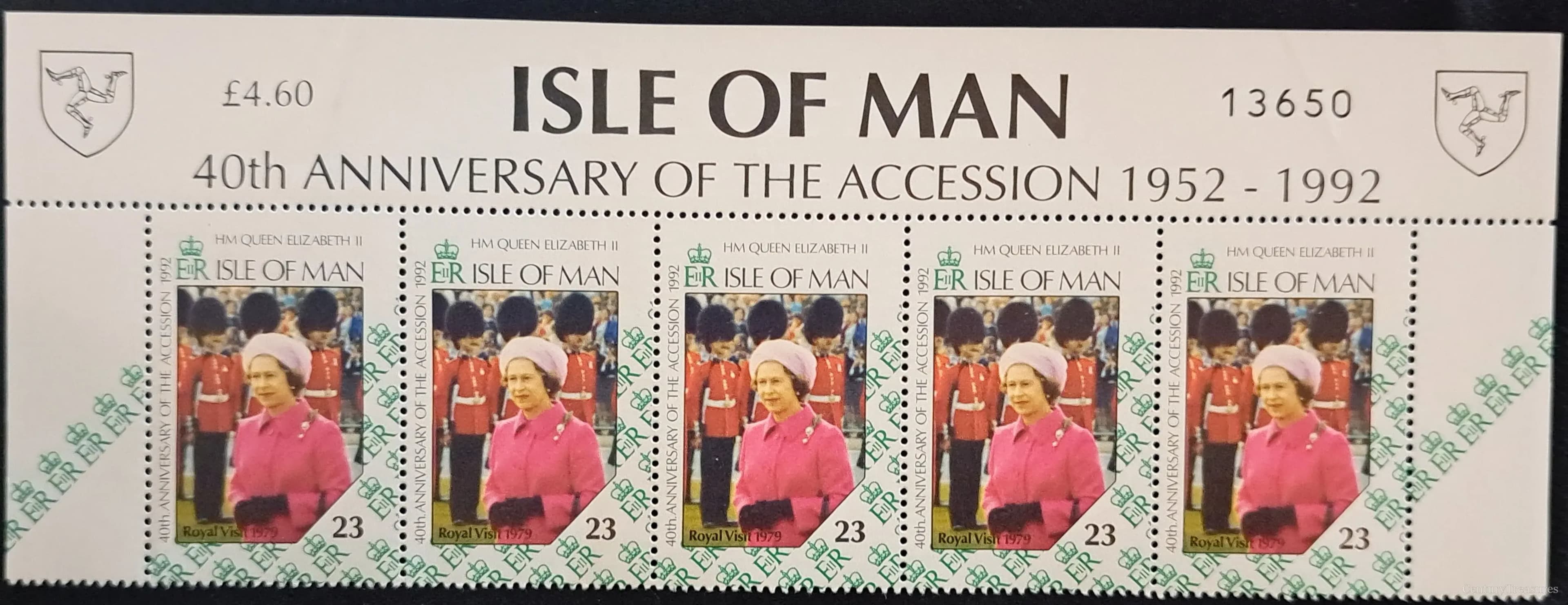 Isle of Man Royal Accession Miniature Sheet