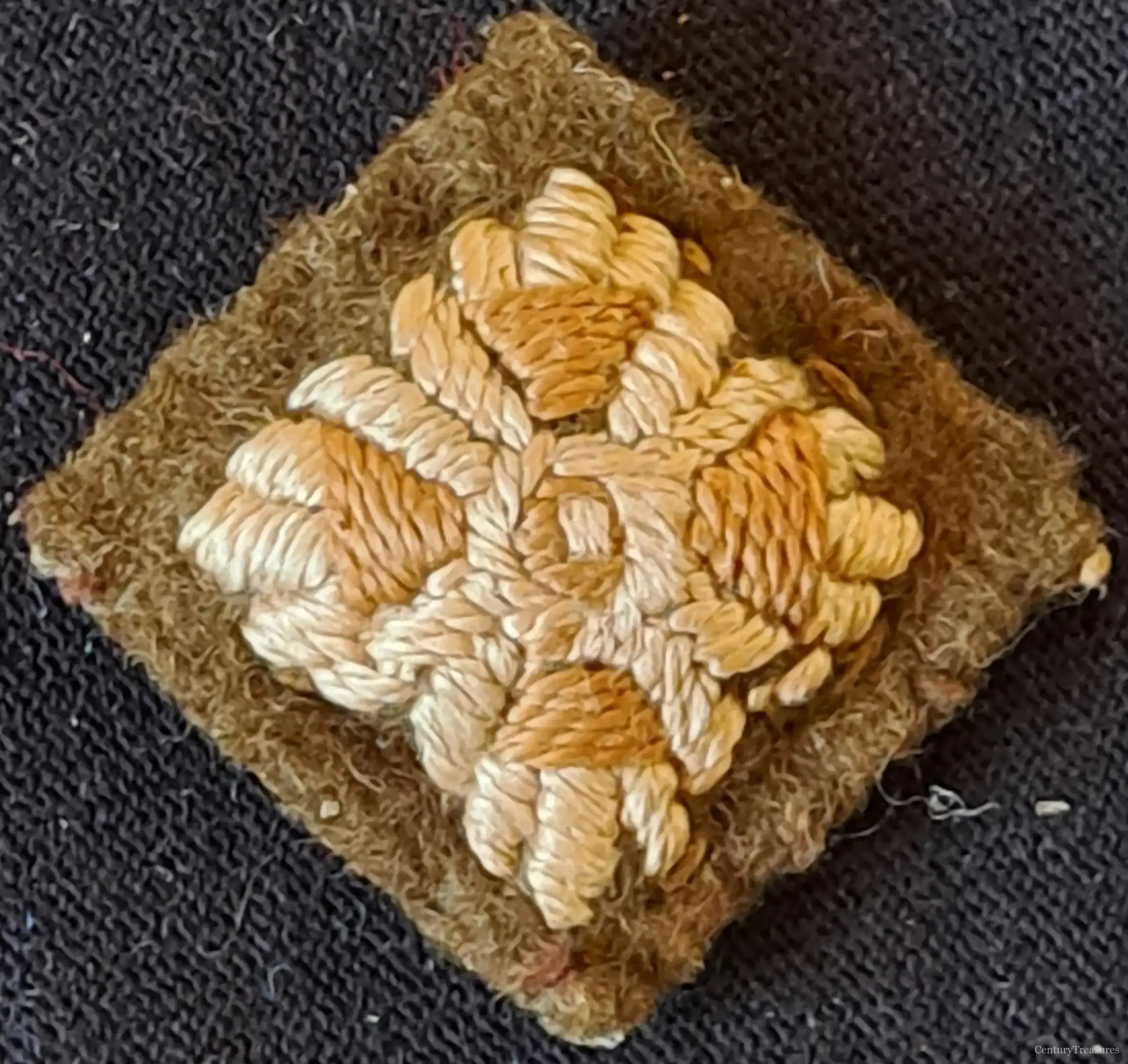 British Army Worsted Officer Rank Pip