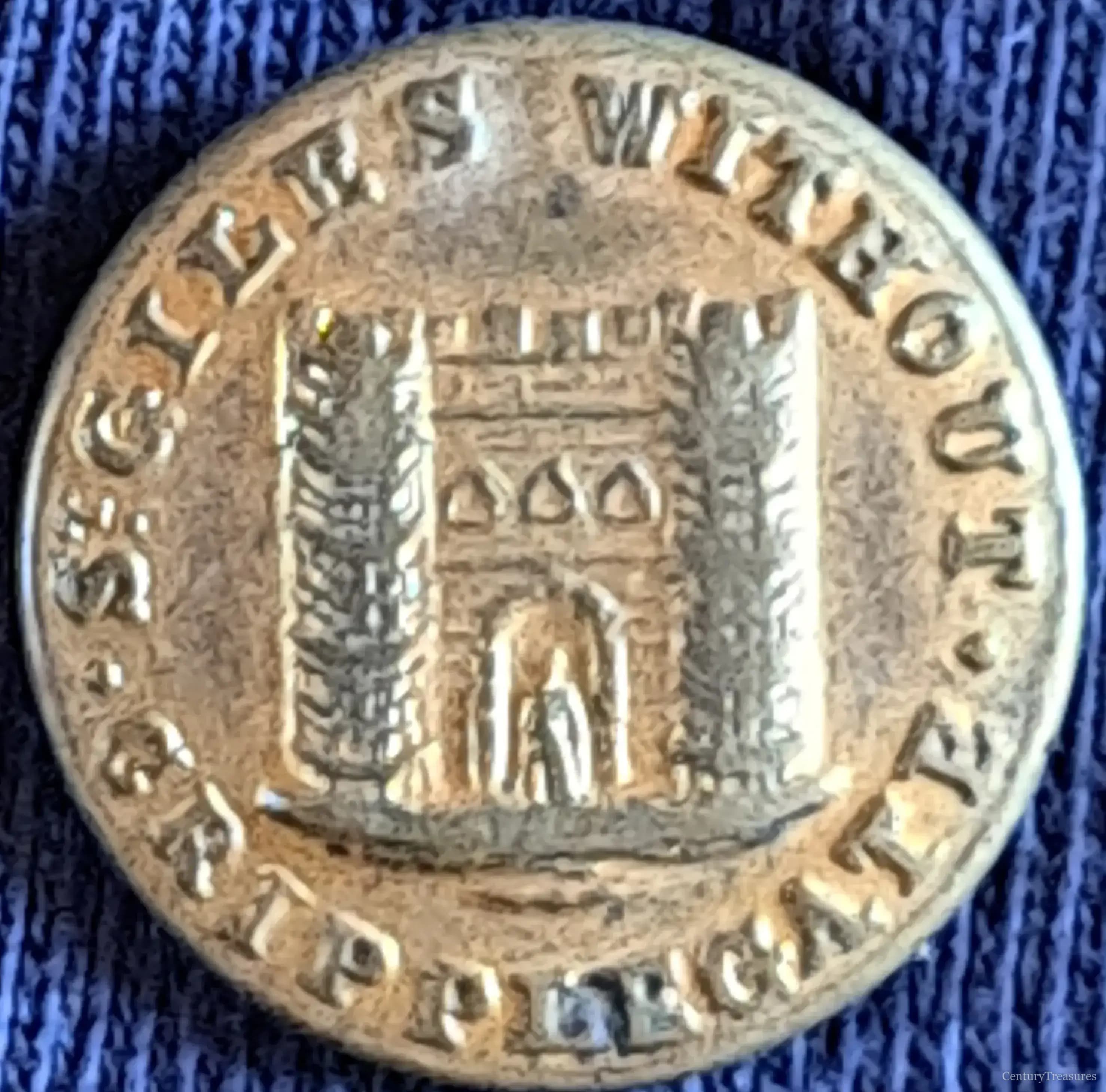 St Giles Without Cripplegate Uniform Livery Button