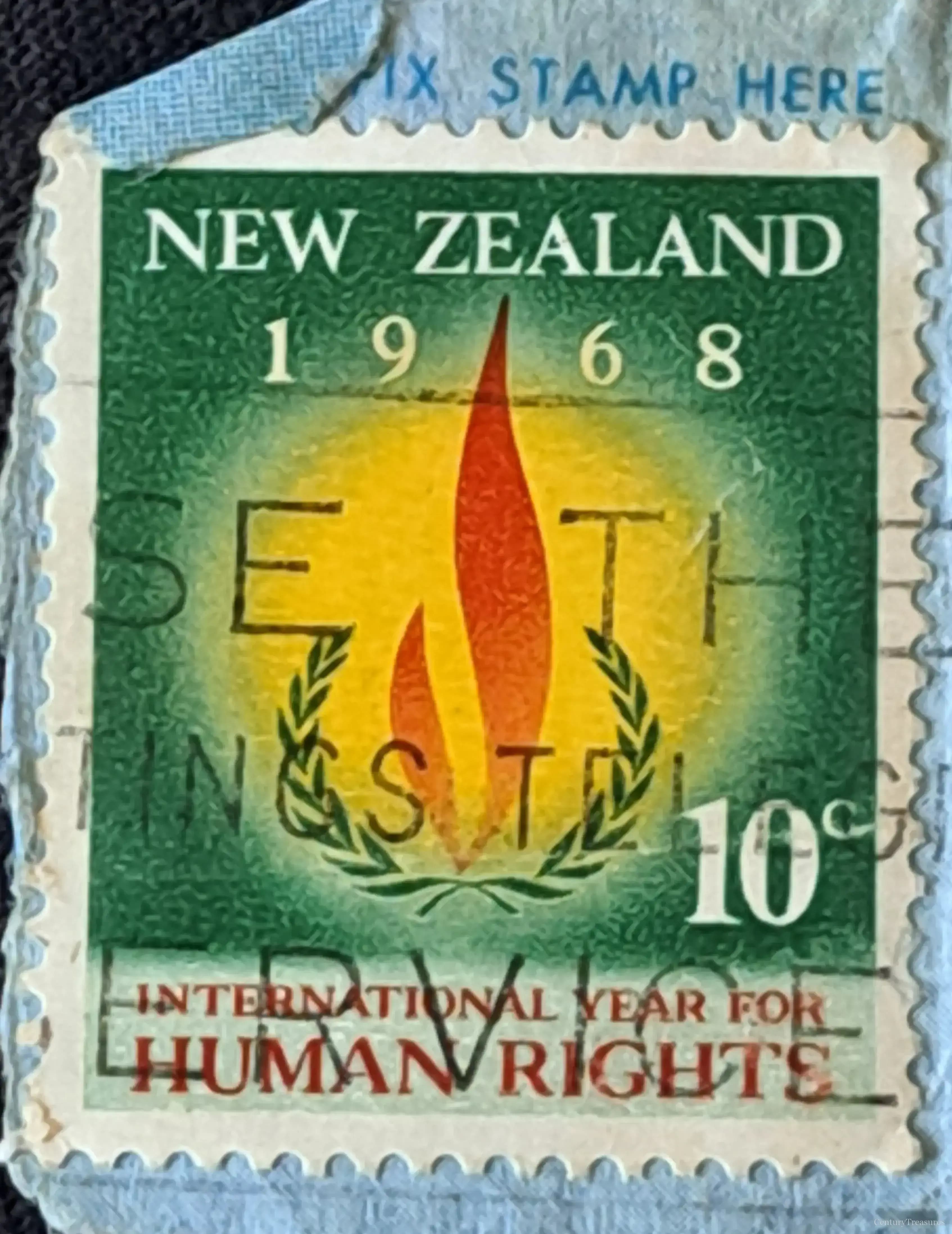New Zealand 1968 Human Rights Year
