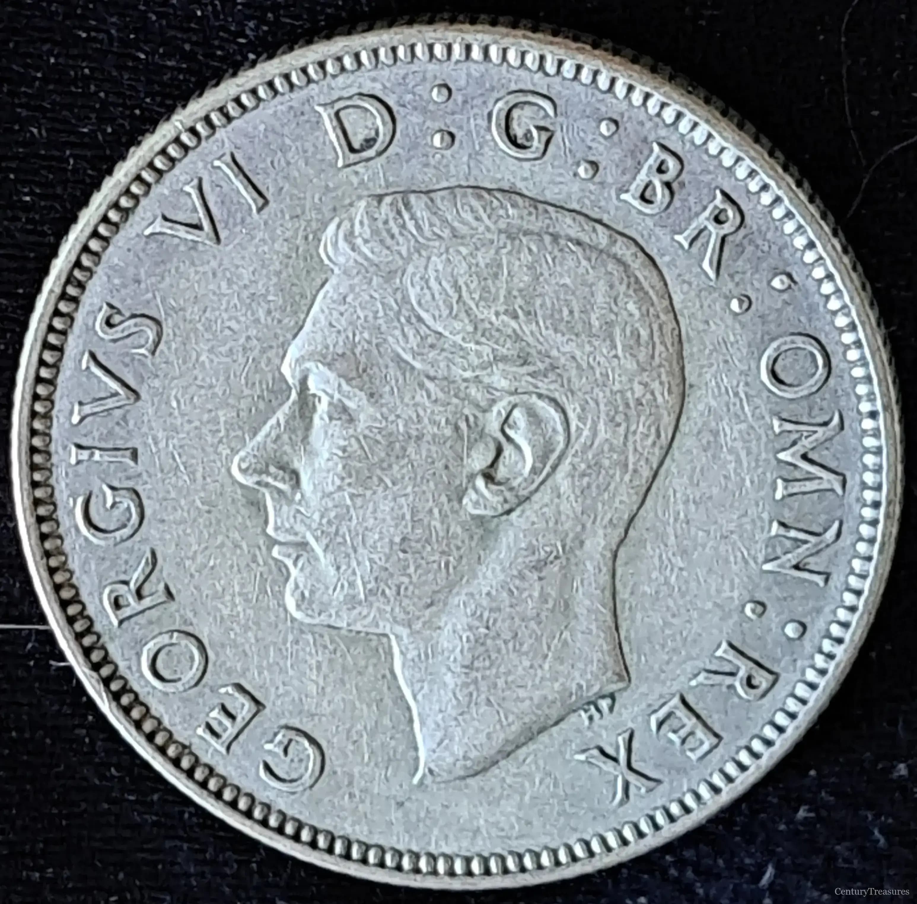 UK 1945 Two Shillings