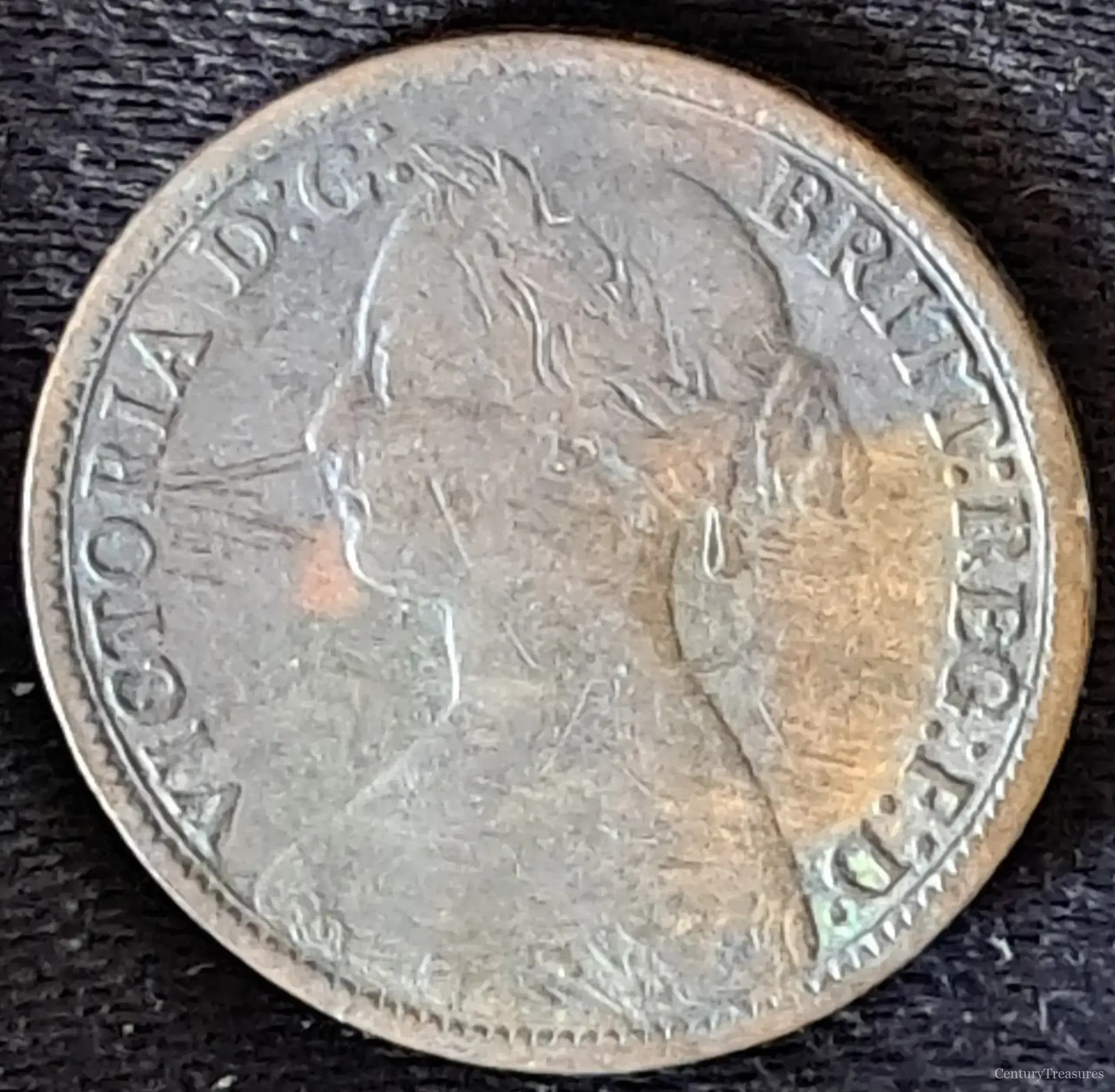 UK 1860 Farthing