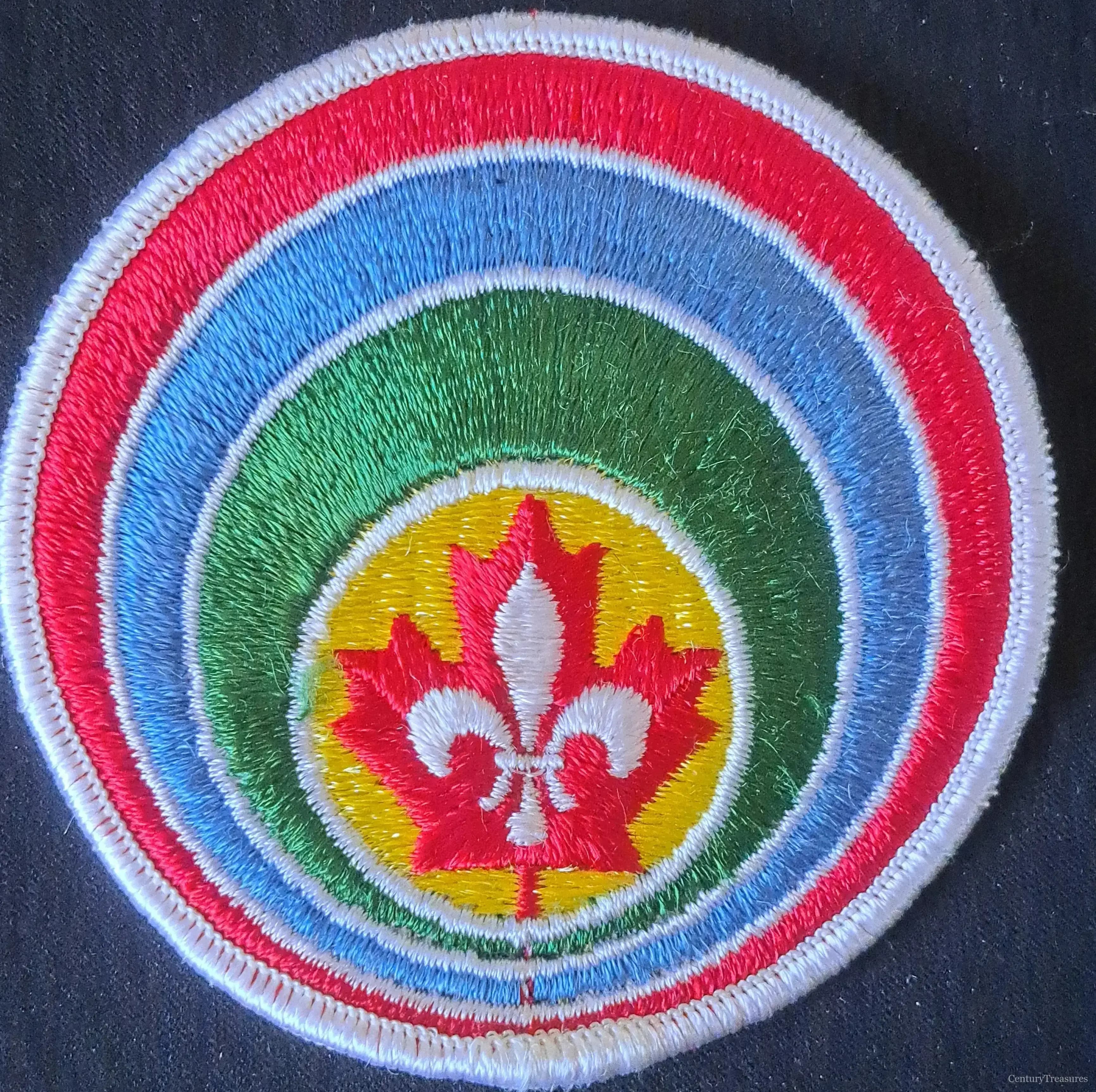 Vintage Scouts Canada Rainbow Uniform Patch