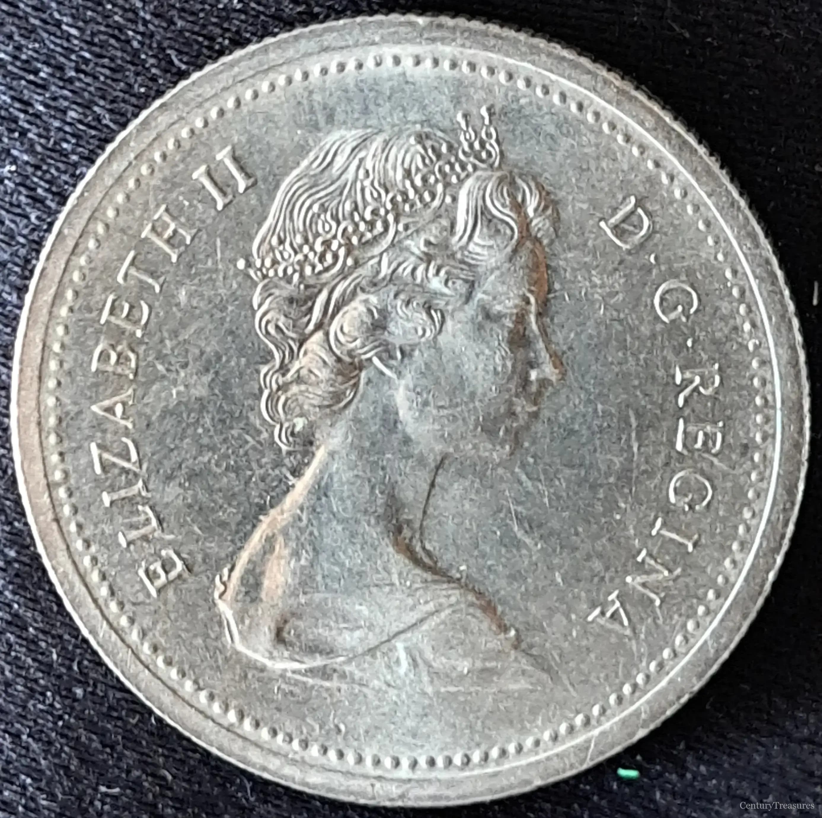 Canada 1977 One Dollar Elizabeth II Voyageur