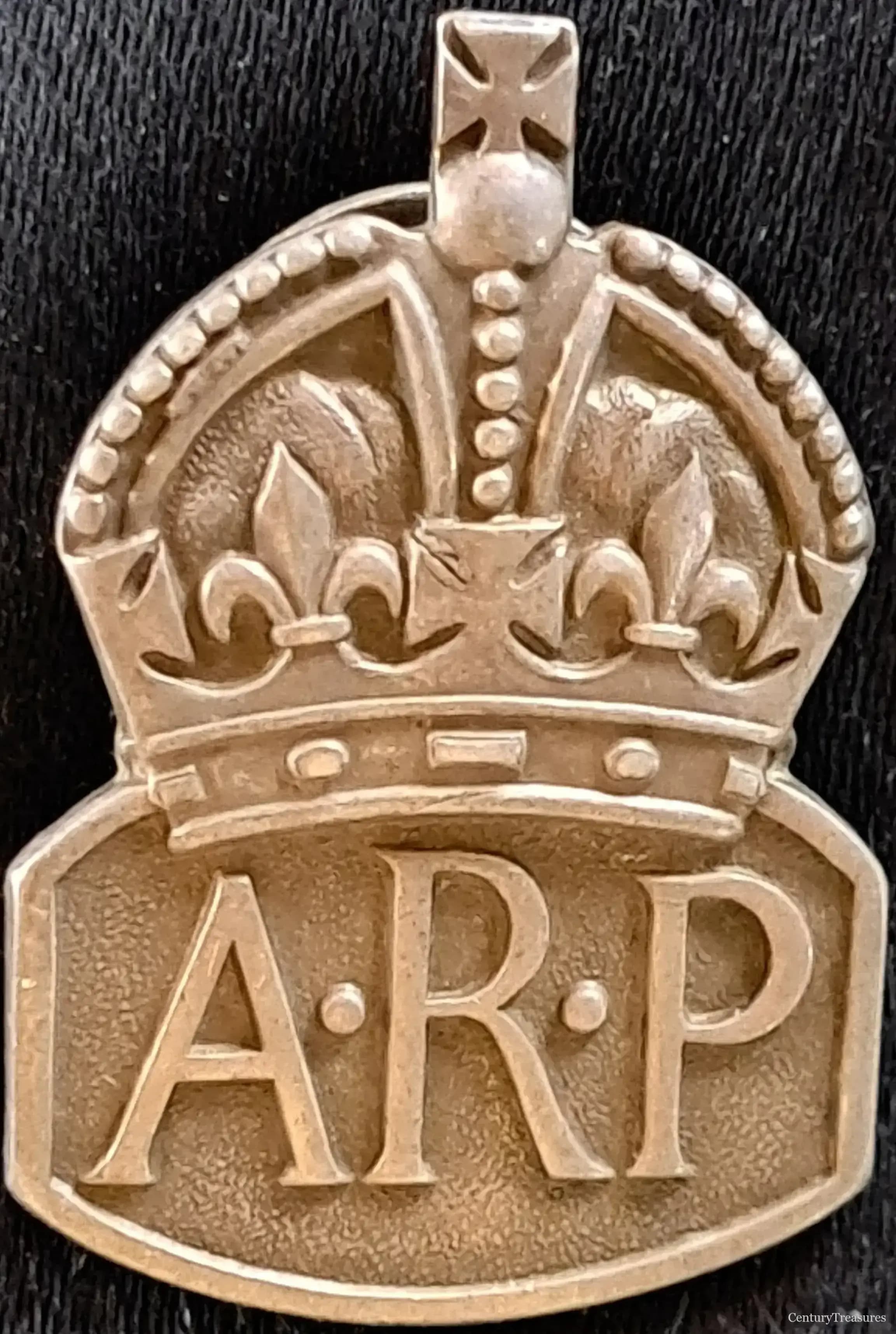 Air Raid Precautions Lapel Badge