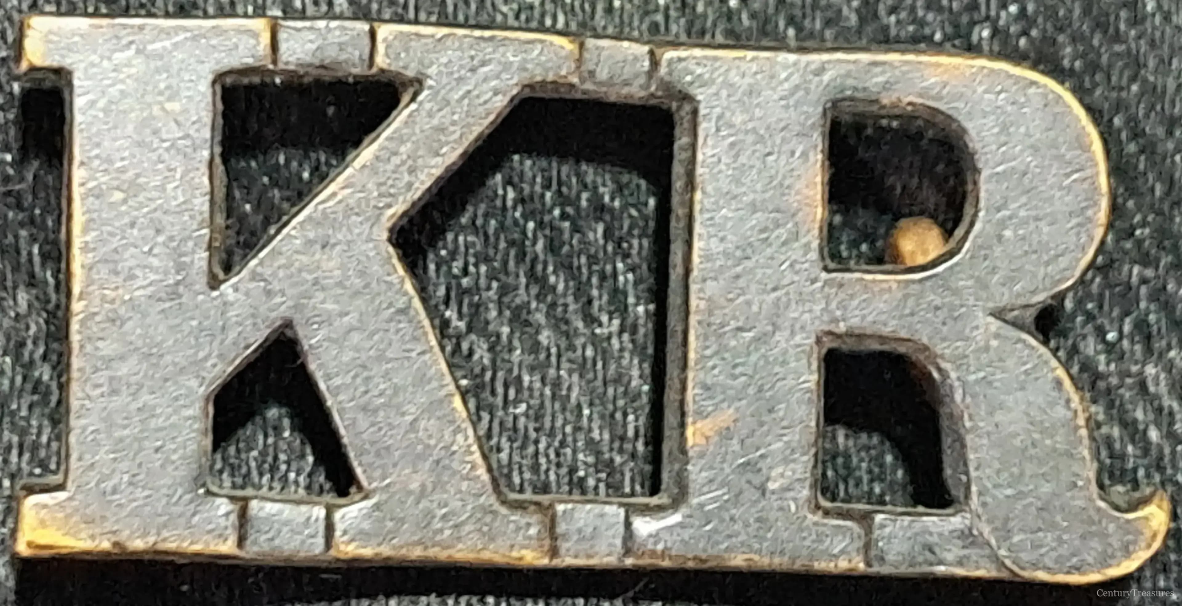 Kimberley Regiment Blackened Metal Shoulder Title